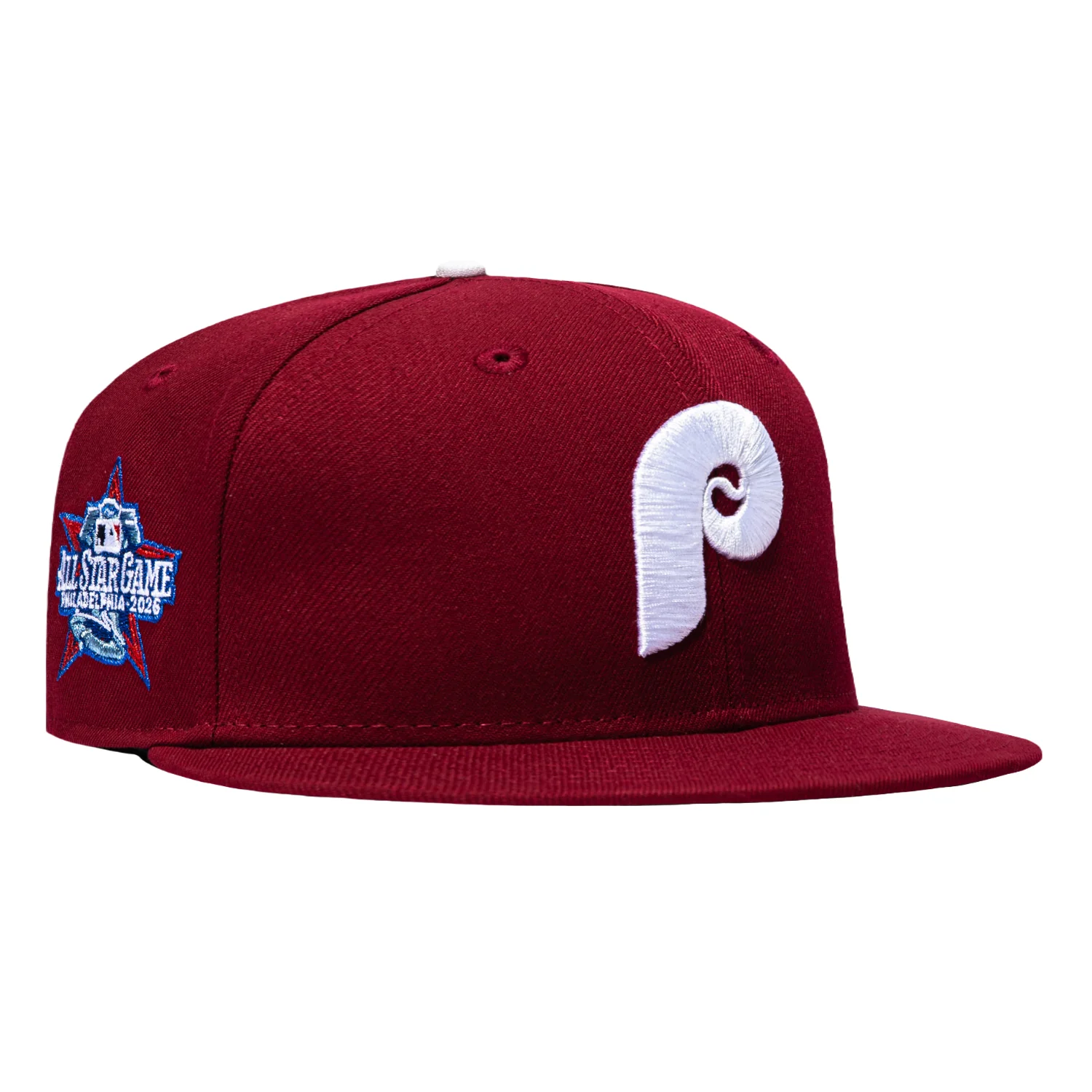 New Era 59Fifty Philadelphia Phillies 2026 All Star Game Patch 1981 Hat - Cardinal