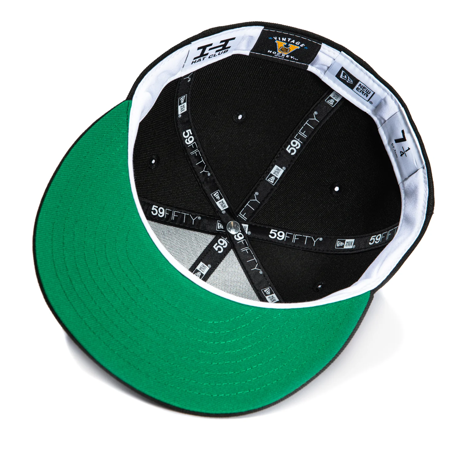 New Era 59Fifty Detroit Red Wings 100th Anniversary Patch Hat - Black - Image 2