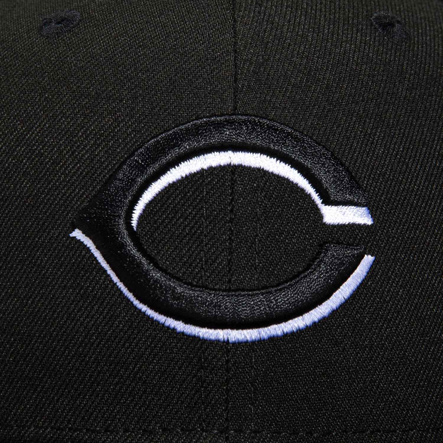New Era 59Fifty Cincinnati Reds Inaugural Patch Hat - Black, White - Image 4
