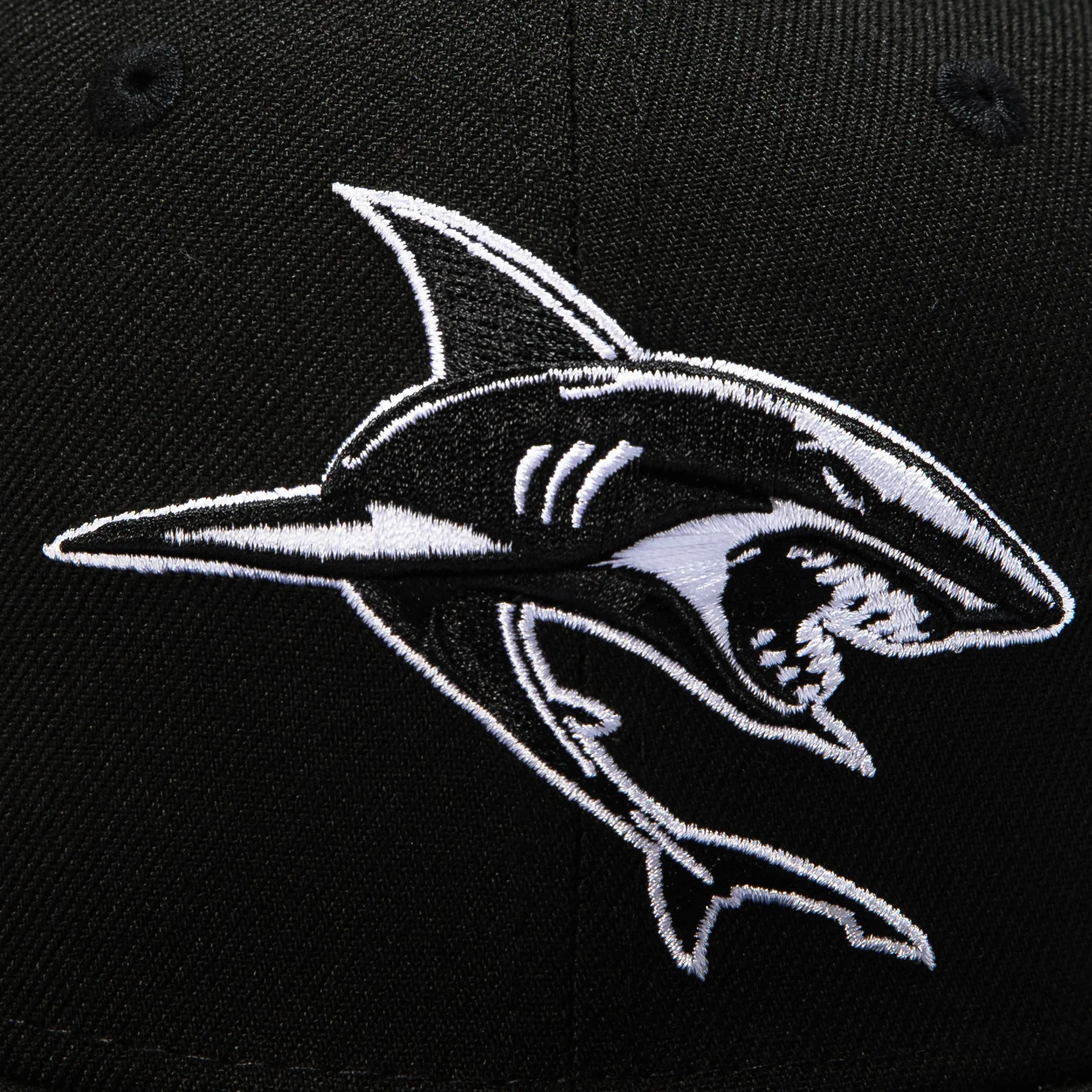 New Era 59Fifty San Jose Sharks 20th Anniversary Patch Alternate Hat - Black, White - Image 4