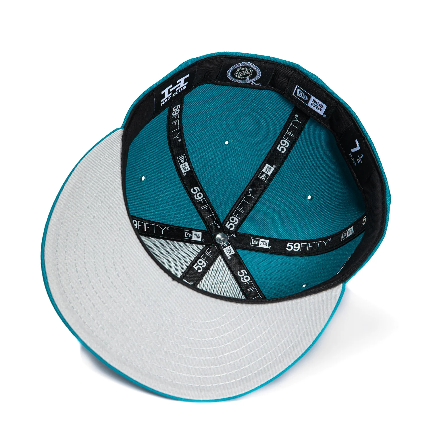 New Era 59Fifty San Jose Sharks Logo Patch 1991 Hat - Teal - Image 2