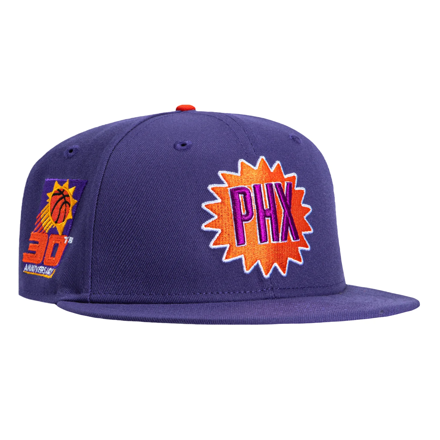 New Era 59Fifty Phoenix Suns 30th Anniversary Patch 1968 Alternate Hat - Purple