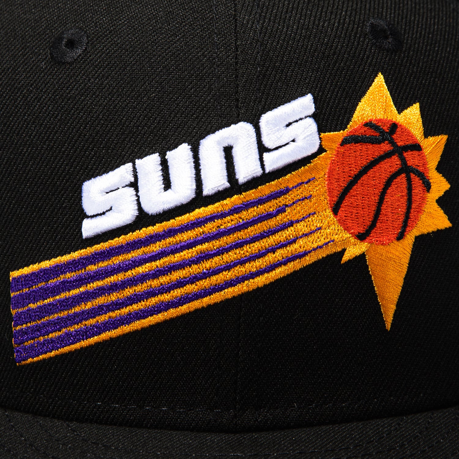 New Era 59Fifty Phoenix Suns Logo Patch 1992 Jersey Hat - Black - Image 4