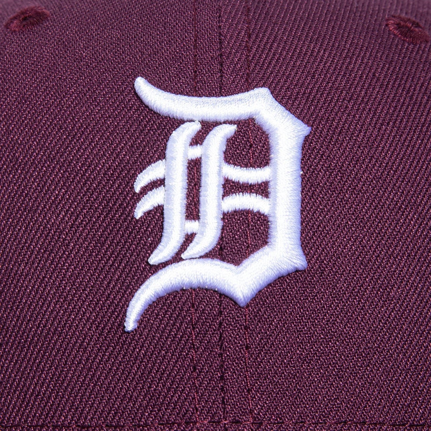 New Era 59Fifty Detroit Tigers Hat - Plum, White - Image 4