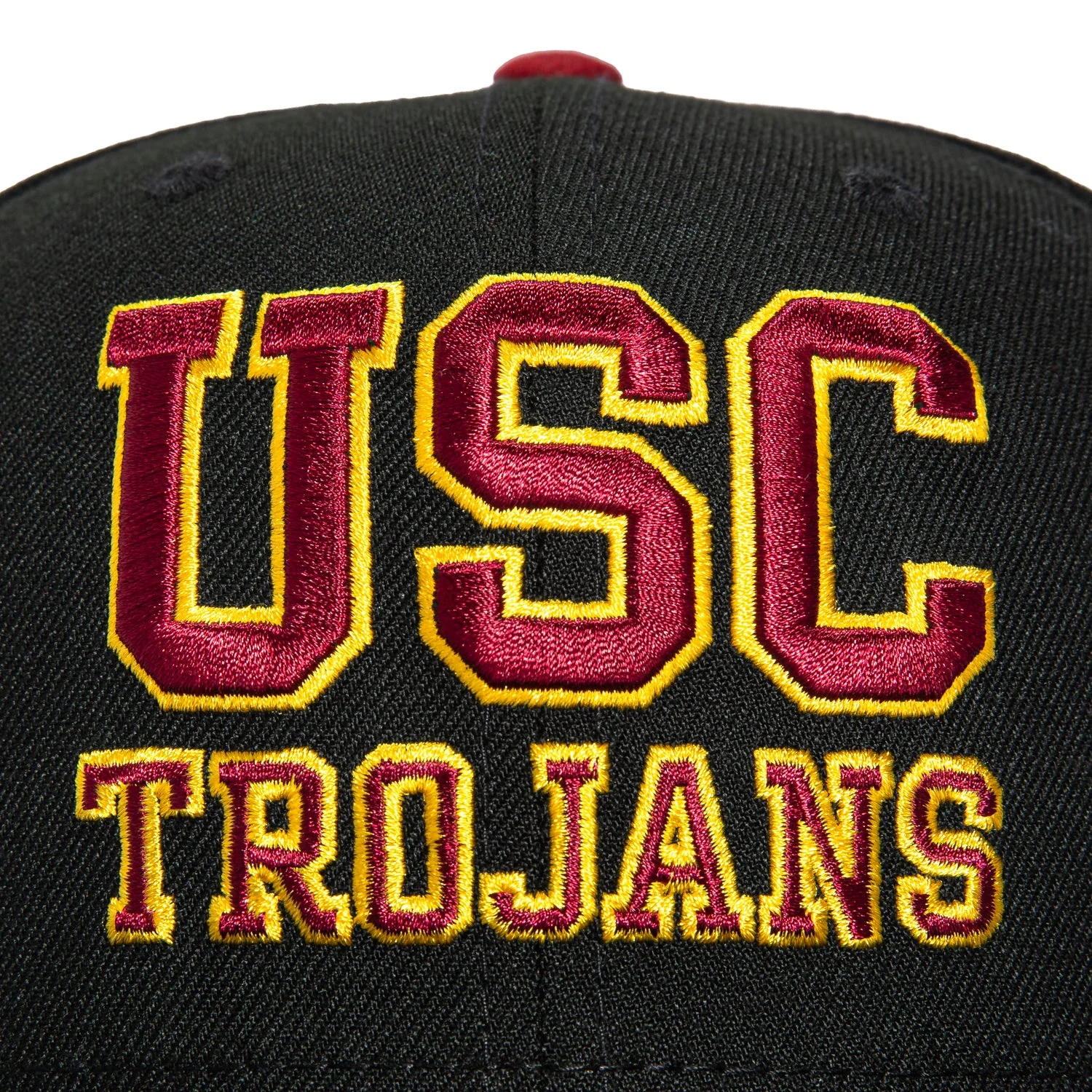 New Era 59Fifty USC Trojans Back To Back 2004 National Champions Patch Word Hat - Black - Image 4