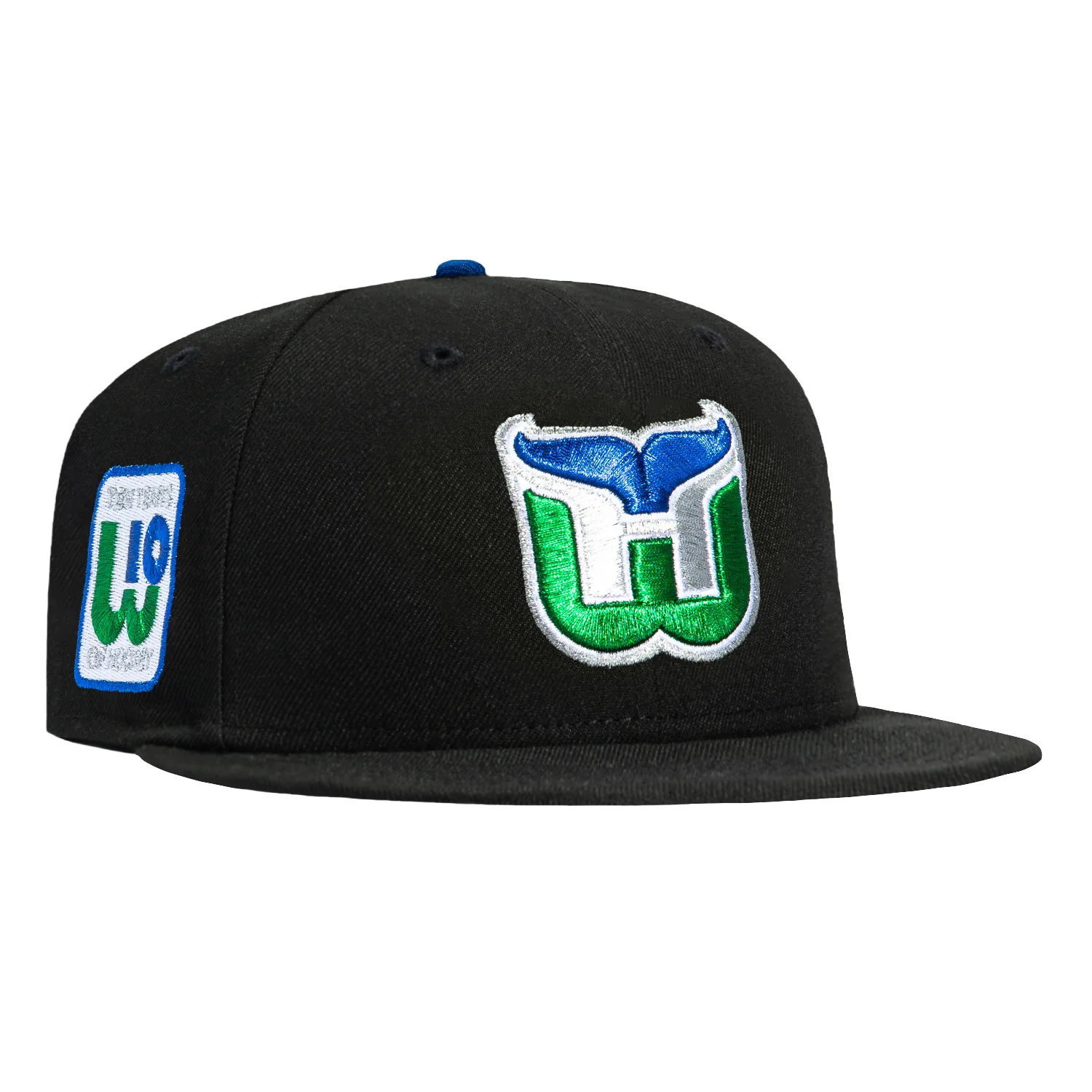 New Era 59Fifty Hartford Whalers 10th Anniversary Patch Hat - Black