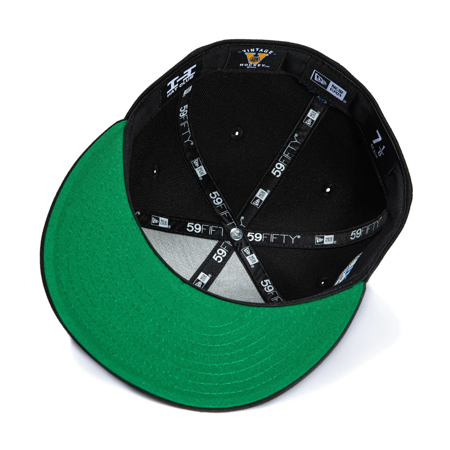 New Era 59Fifty Hartford Whalers 10th Anniversary Patch Hat - Black - Image 2