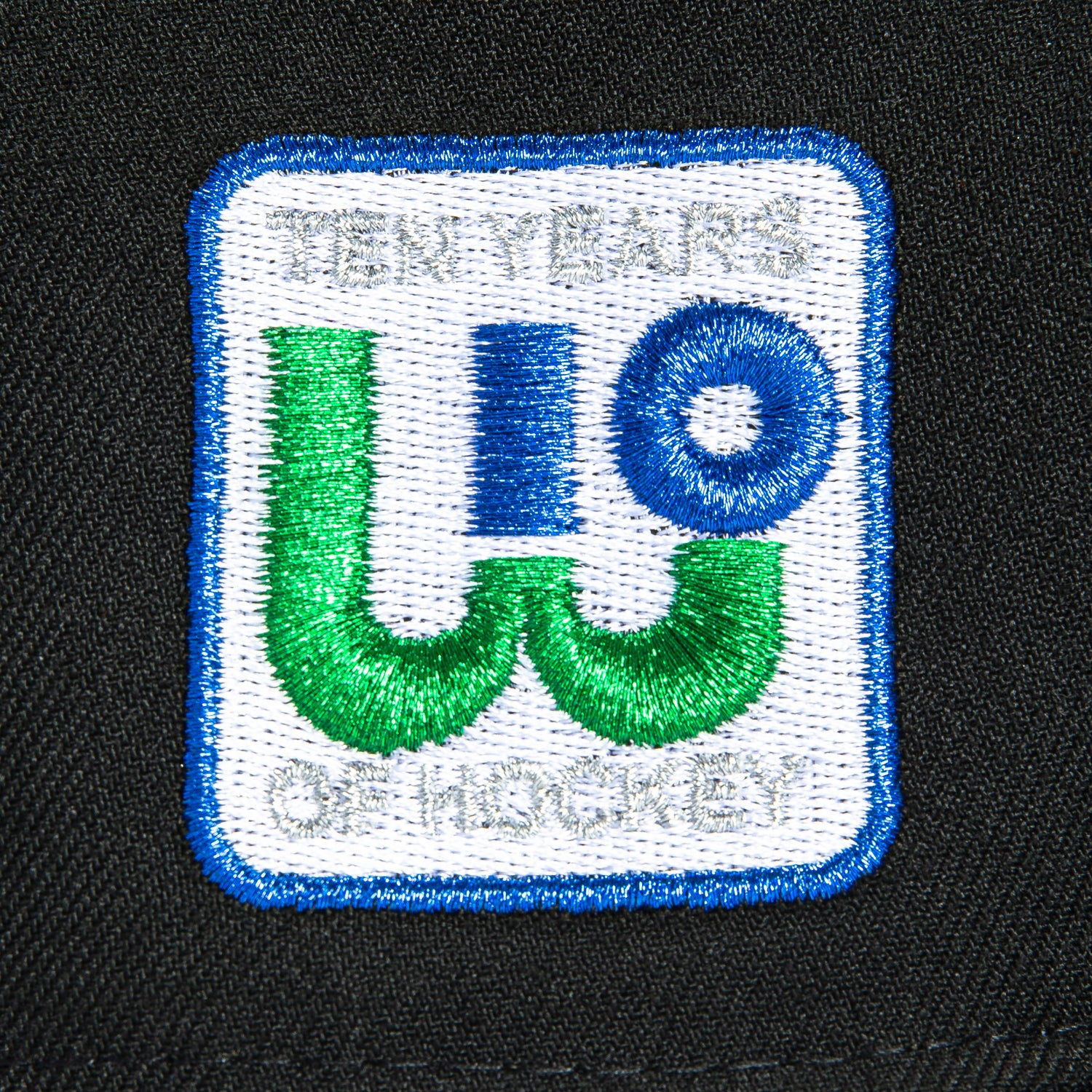 New Era 59Fifty Hartford Whalers 10th Anniversary Patch Hat - Black - Image 5