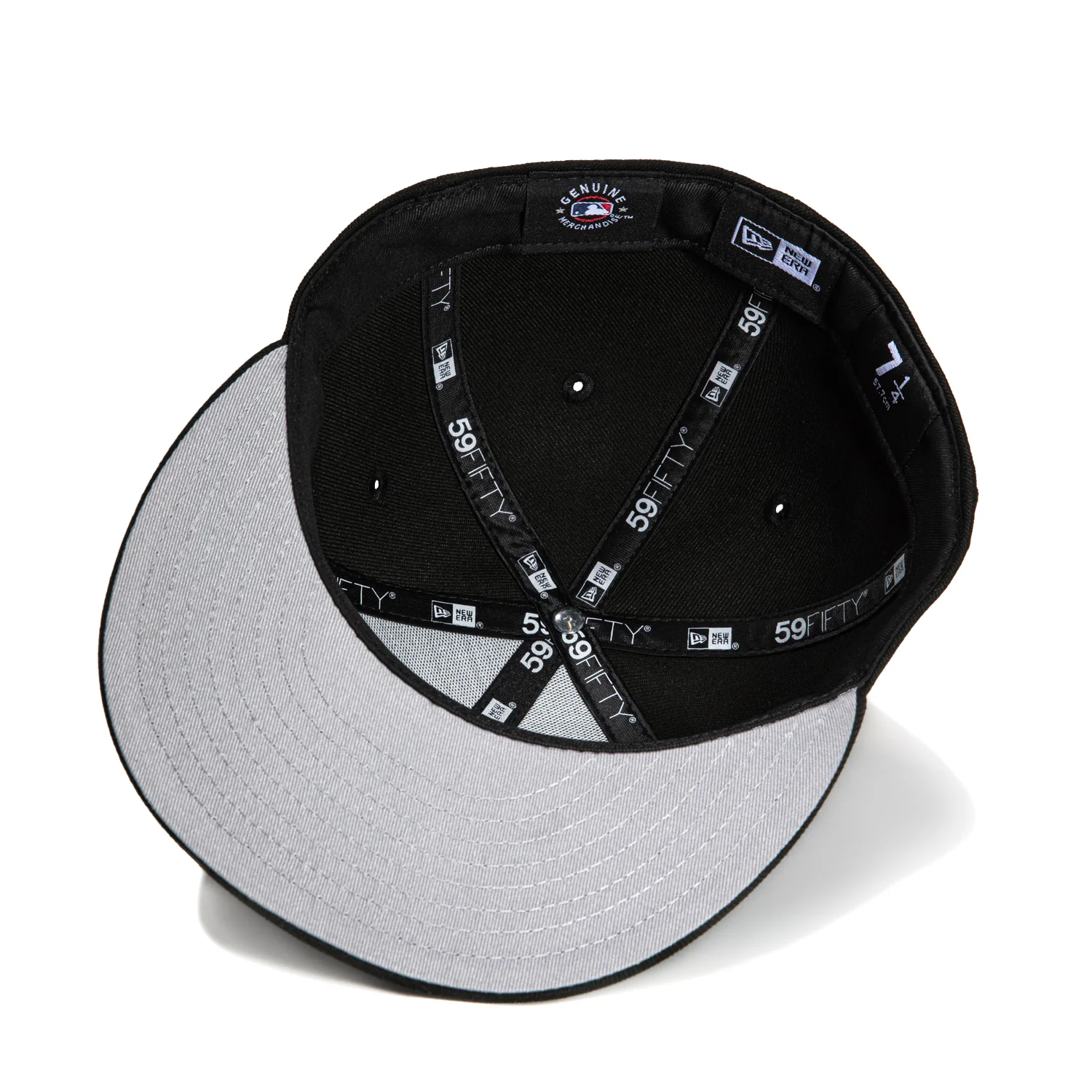 New Era 59Fifty New York Yankees 1942 All Star Game Patch Hat - Black, Ivory, Metallic Copper - Image 2