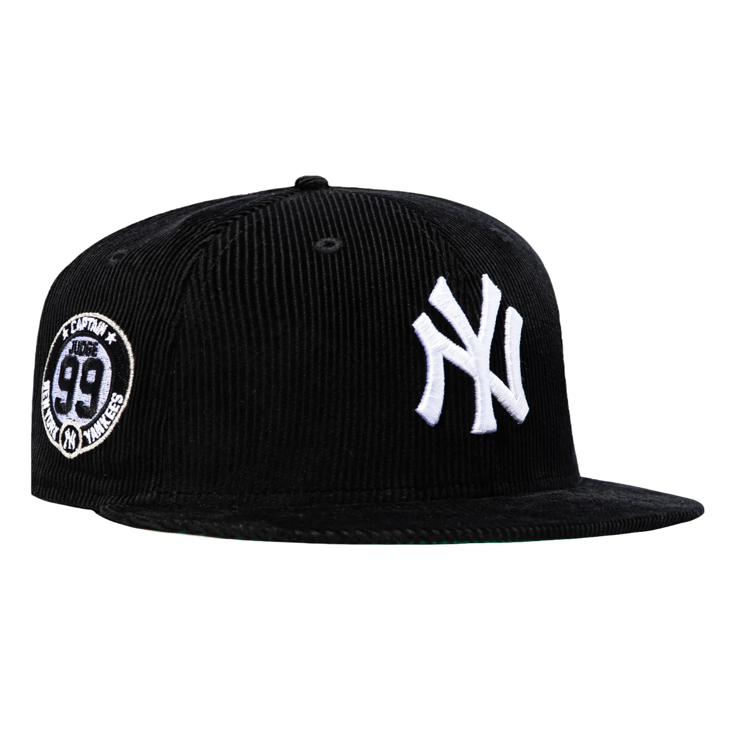 New Era 59Fifty New York Yankees Aaron Judge 99 Patch Corduroy Hat - Black, White