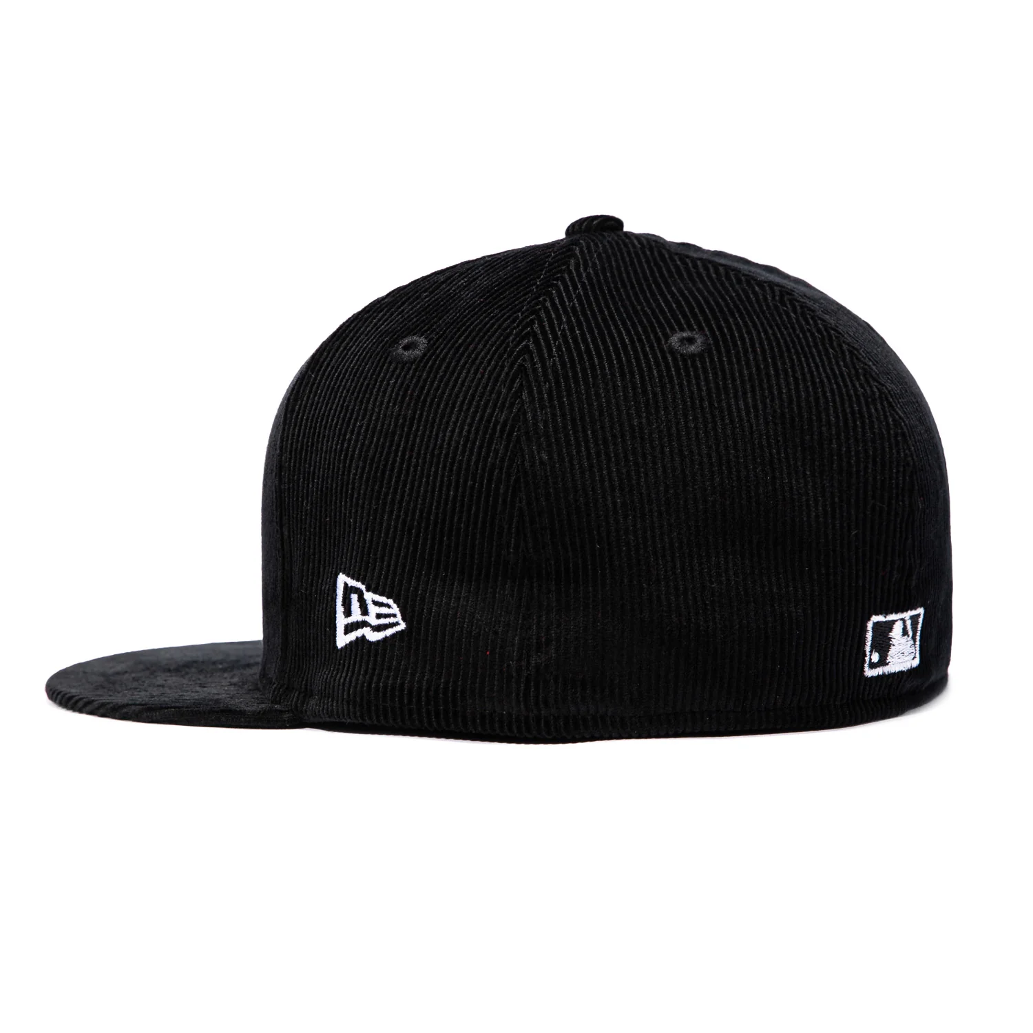 New Era 59Fifty New York Yankees Aaron Judge 99 Patch Corduroy Hat - Black, White - Image 3