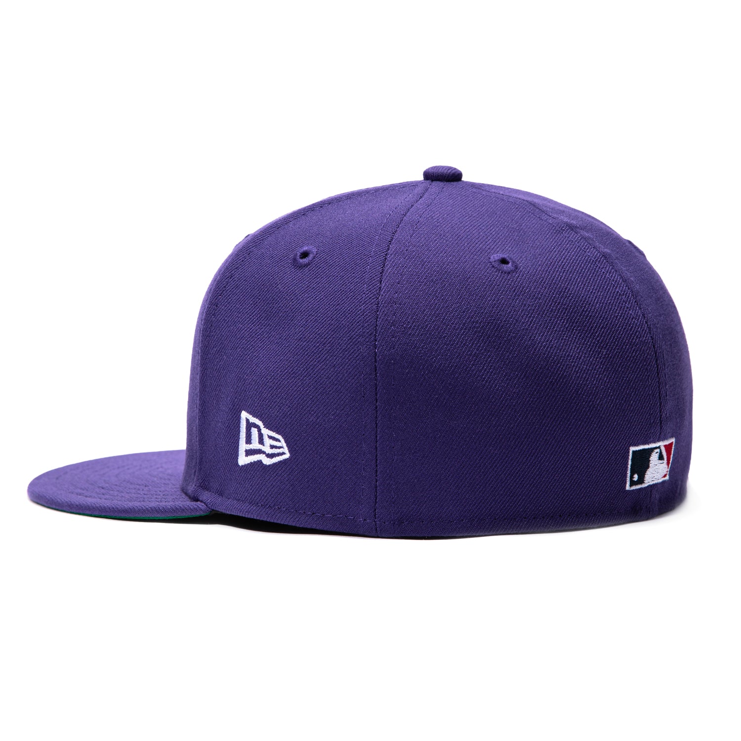 New Era 59Fifty New York Yankees 1998 World Series Patch Hat - Purple, White - Image 3