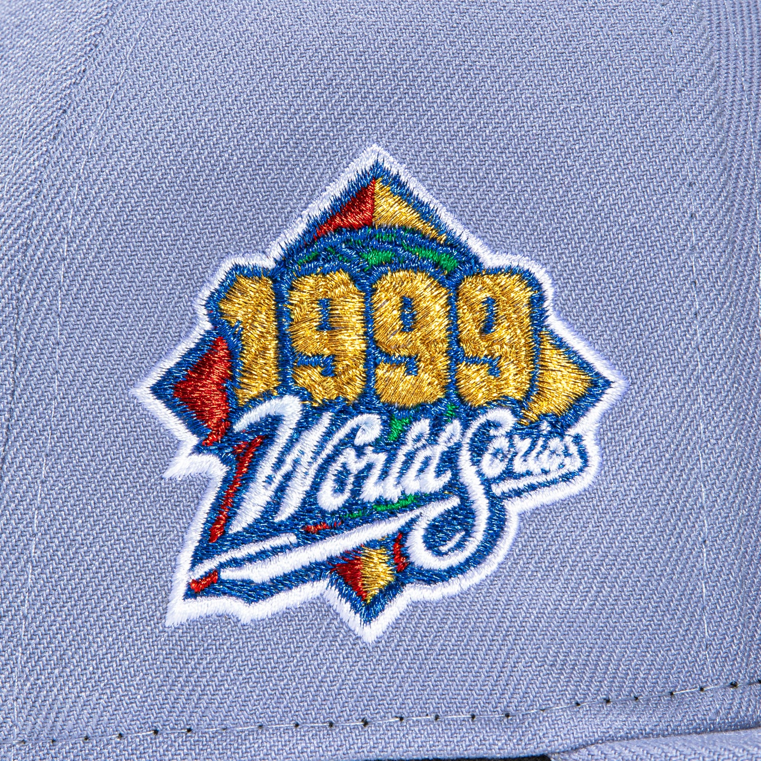 New Era 59Fifty New York Yankees 1999 World Series Patch Hat - Lavender - Image 5