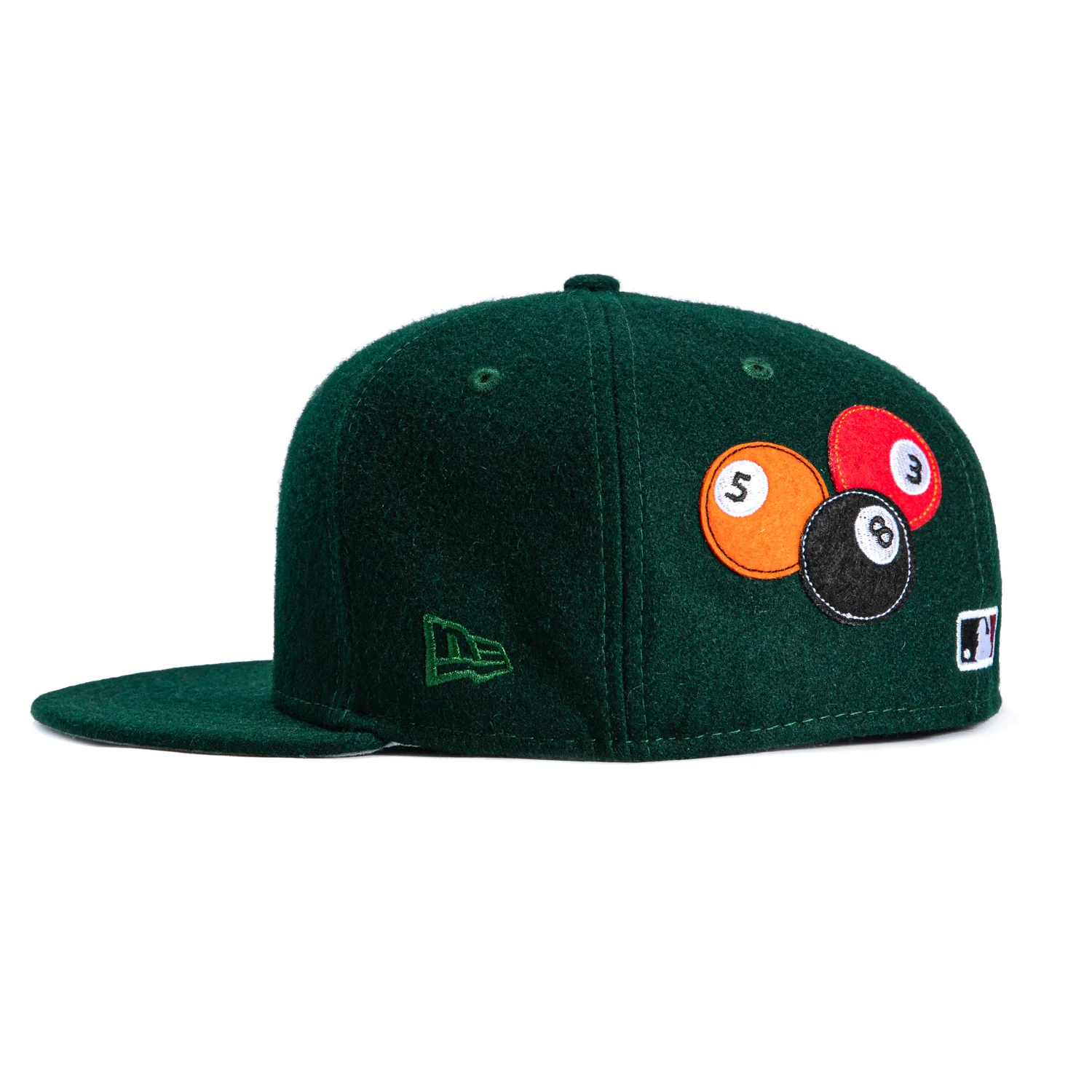 New Era 59Fifty 8-Ball New York Yankees 1996 World Series Patch Hat - Green - Image 3