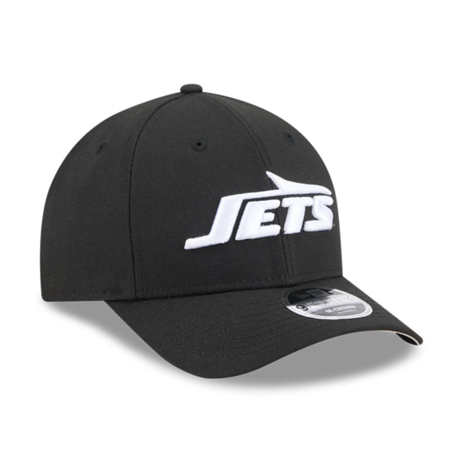 New Era 9Forty M-Crown New York Jets Snapback Hat - Black, White