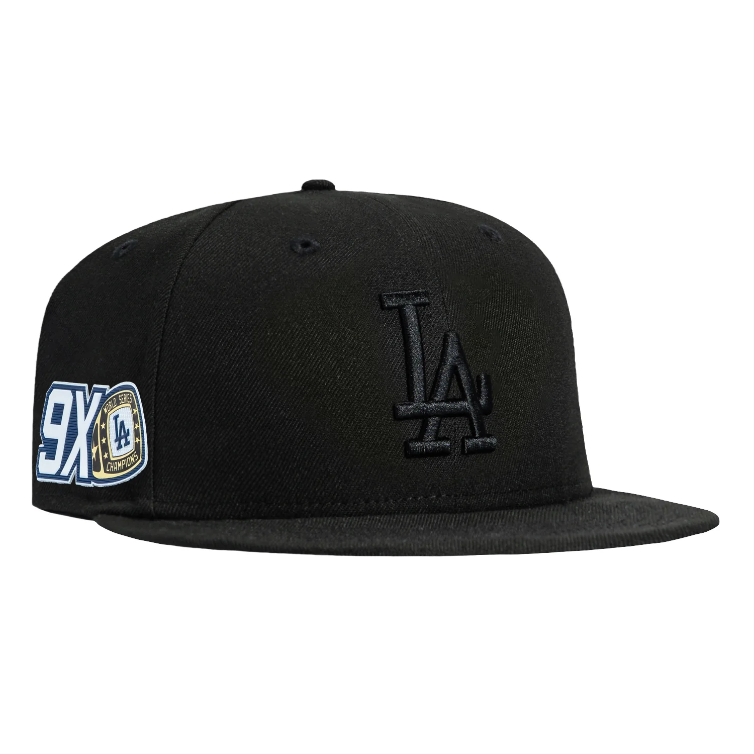New Era 9Fifty Los Angeles Dodgers 9X Ring Champions Hat - Black, Black, Black
