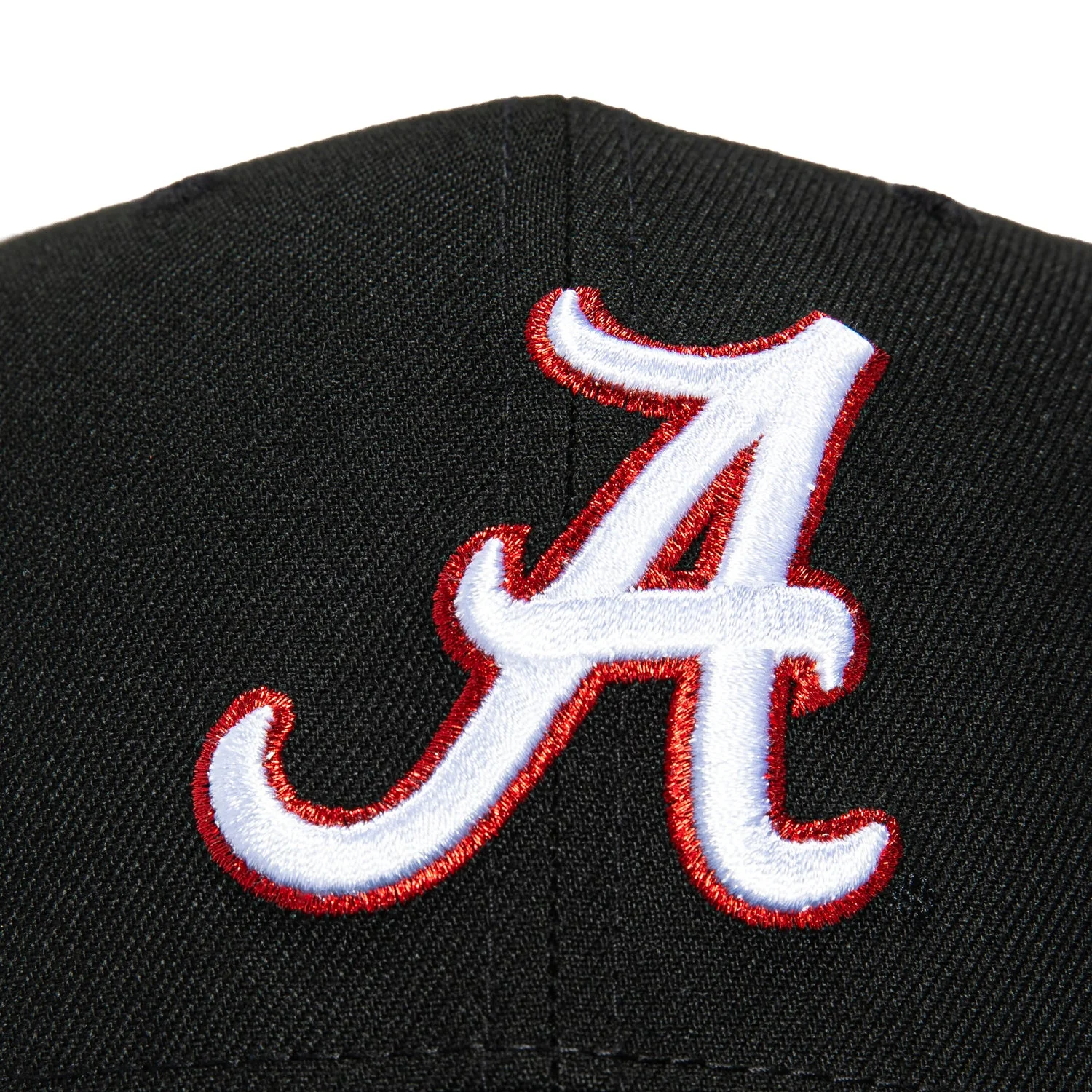 New Era 9Seventy Alabama Crimson Tide Stretch-Snapback Hat - Black, White, Red - Image 3