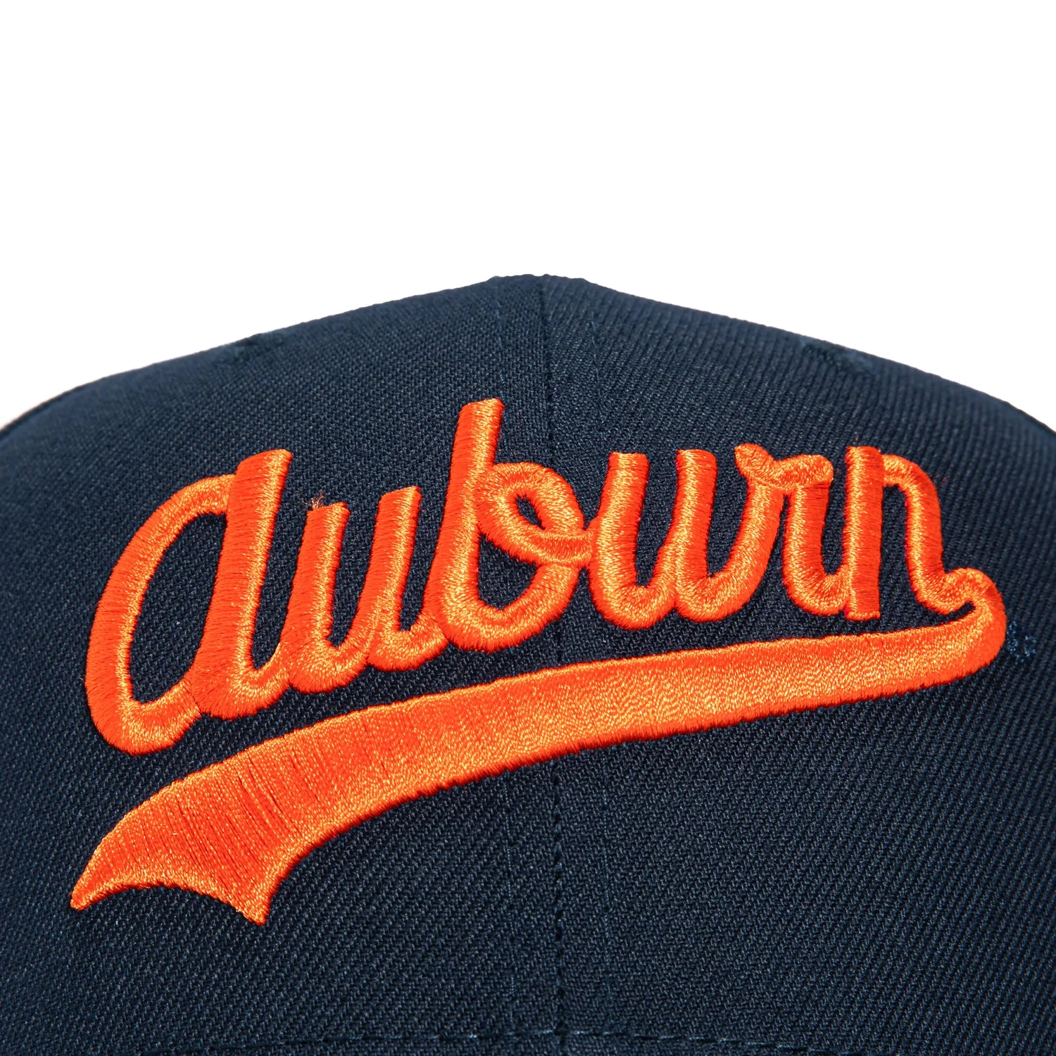 New Era 9Seventy Auburn Tigers 1957 National Champions Patch Script Stretch-Snapback Hat - Navy - Image 3