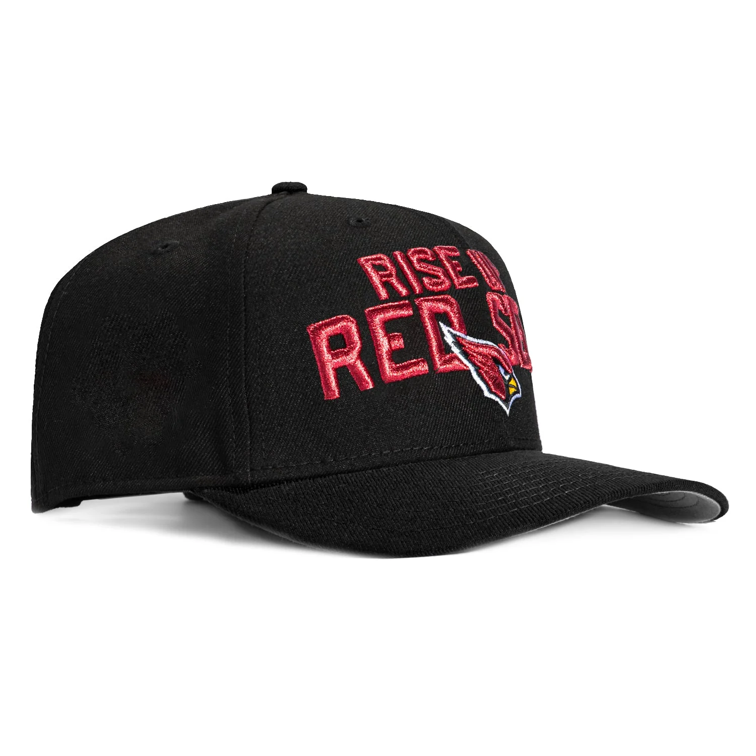 New Era 9Seventy Arizona Cardinals Rise Up Red Sea Stretch Snapback Hat - Black