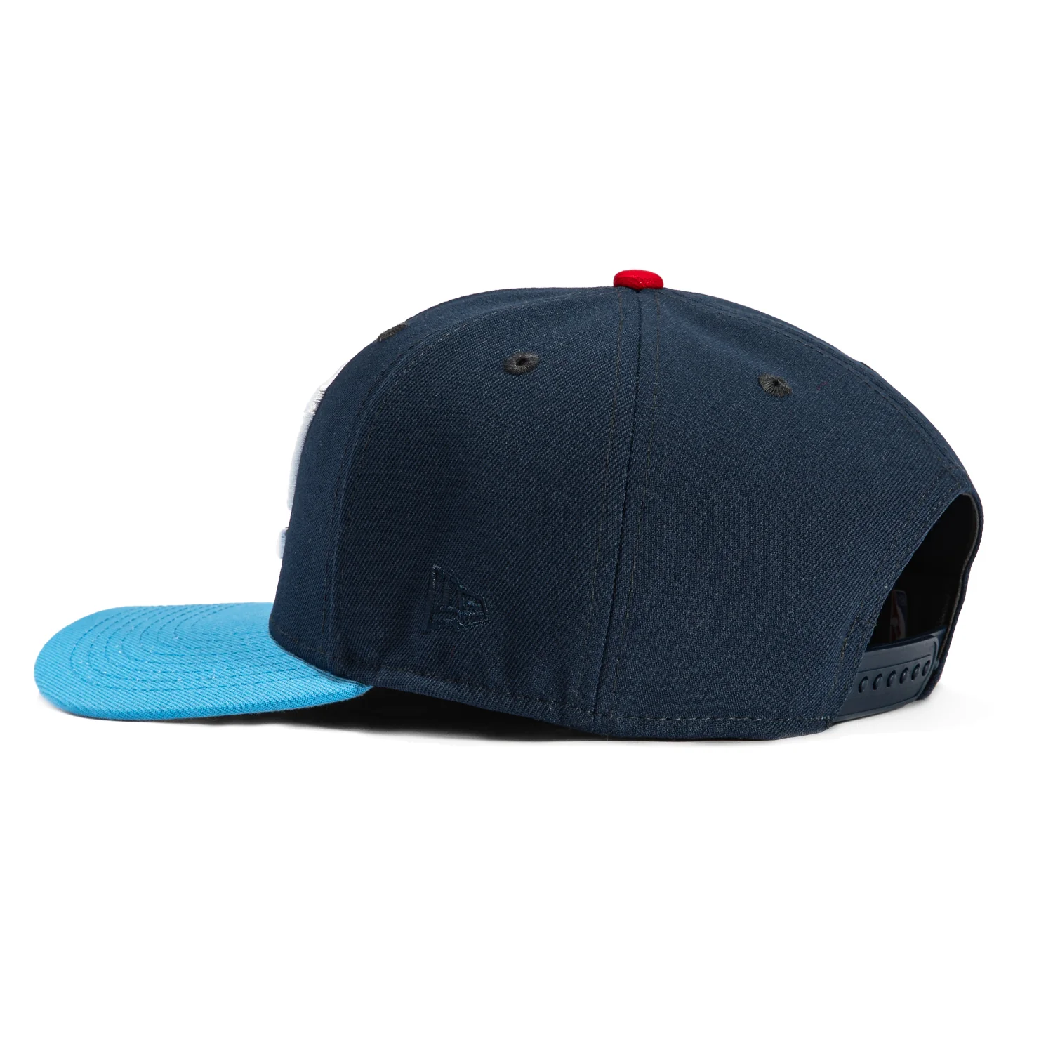 New Era 9Seventy Los Angeles Clippers LA Stretch-Snapback Hat - Navy, Light Blue - Image 2