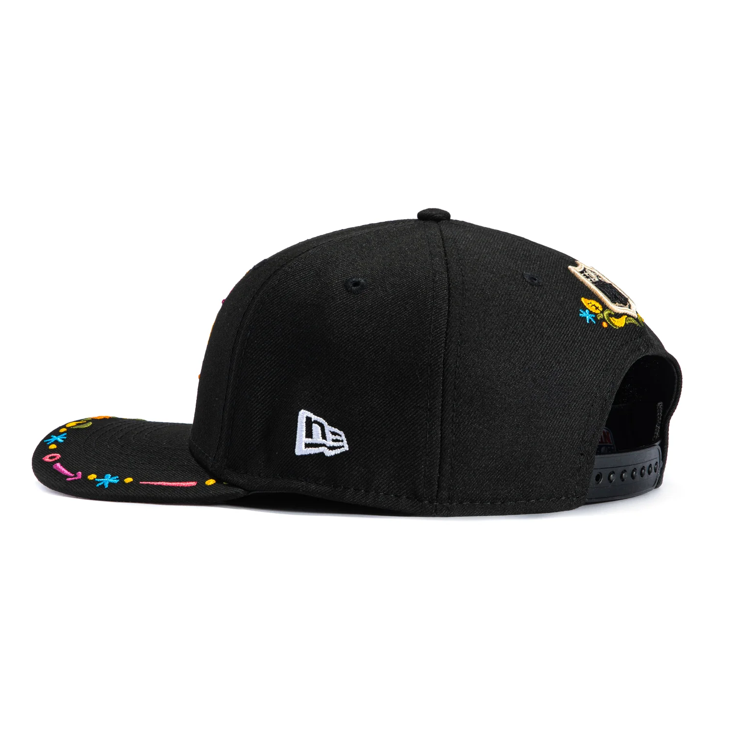 New Era 9Seventy Houston Texans Hasta La Muerte Stretch Snapback Hat - Black - Image 2
