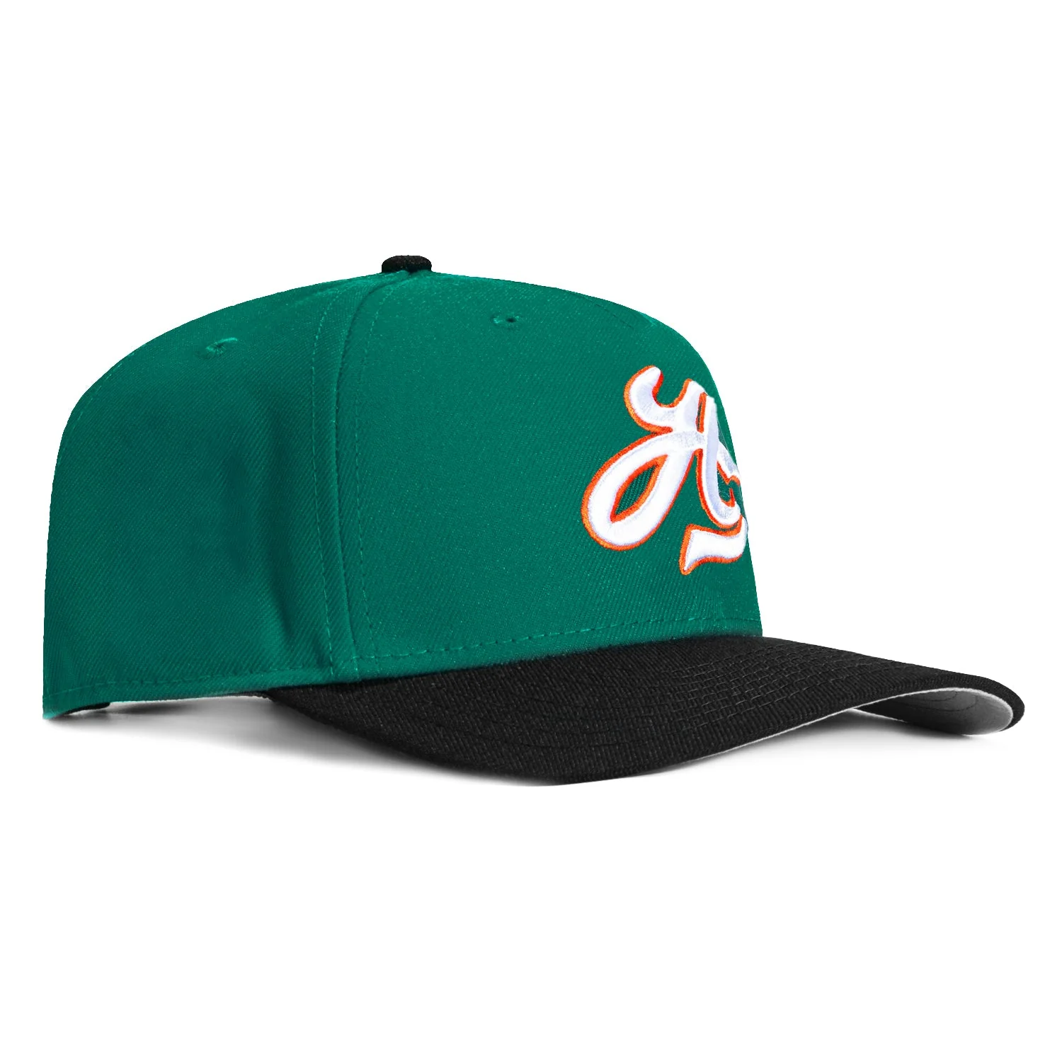 New Era 9Seventy Hawaii Warriors H Stretch-Snapback Hat - Green, Black