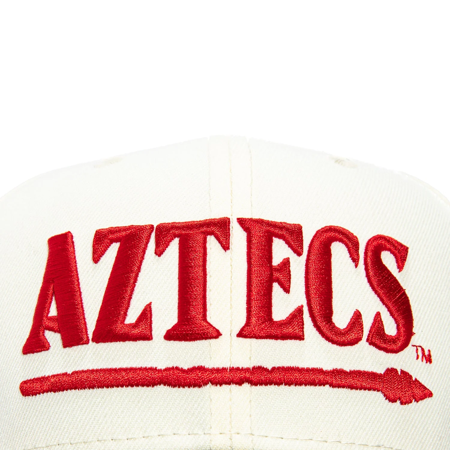 New Era 9Seventy San Diego State Aztecs Word Stretch-Snapback Hat - White, Black - Image 3