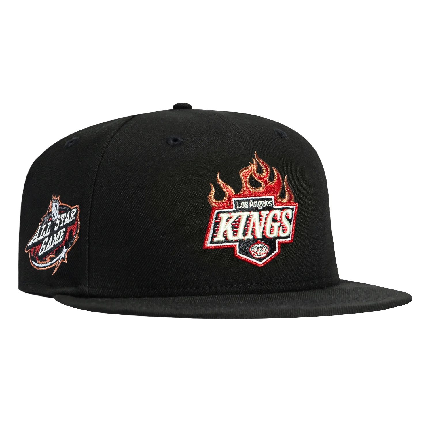 New Era 59Fifty Los Angeles Kings 2014 All Star Game Patch Fire Hat - Black