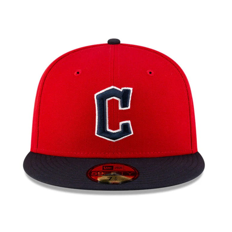 New Era 59Fifty Authentic Collection Cleveland Guardians 2025 Home Hat - Red, Navy - Image 2
