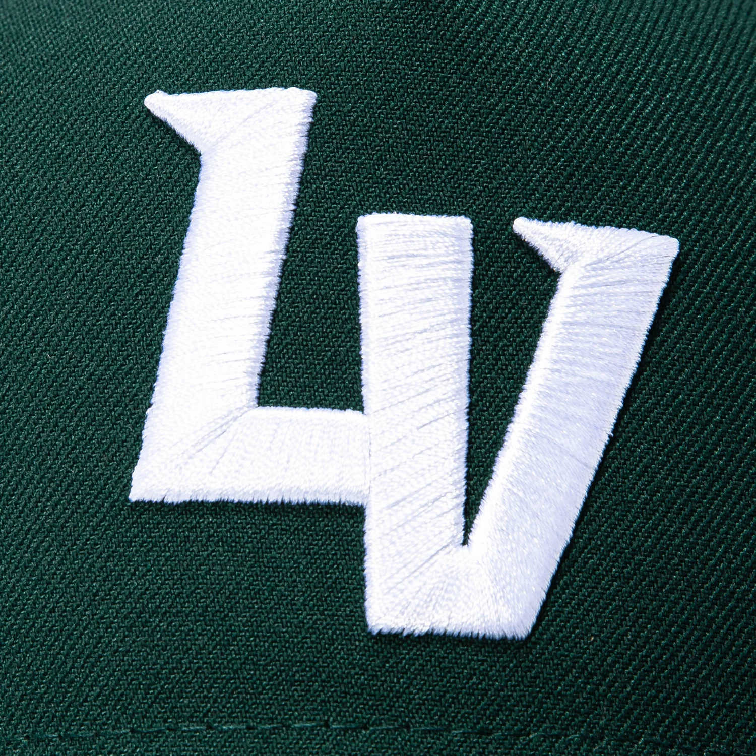 New Era 9Forty A-Frame Las Vegas Aviators LV Snapback Hat - Green, White - Image 3