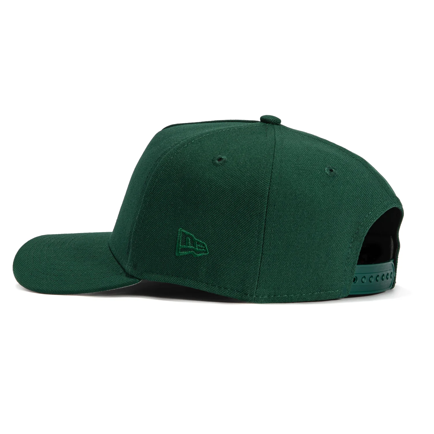 New Era 9Forty A-Frame Atlanta Braves Snapback Hat - Green, Ivory - Image 2