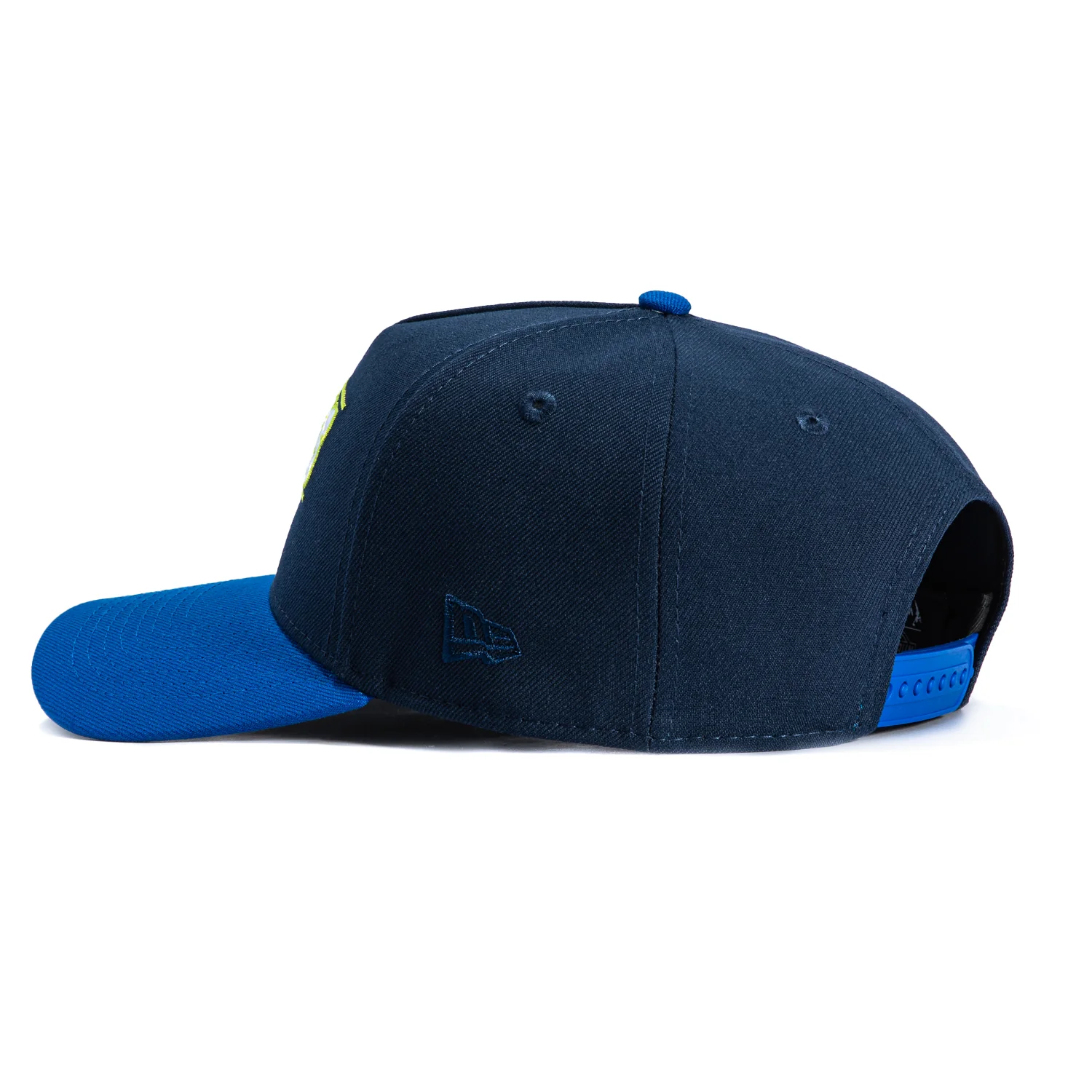 New Era 9Forty A-Frame Dallas Wings Paige Bueckers Logo Patch Word Snapback Hat - Navy, Royal - Image 2