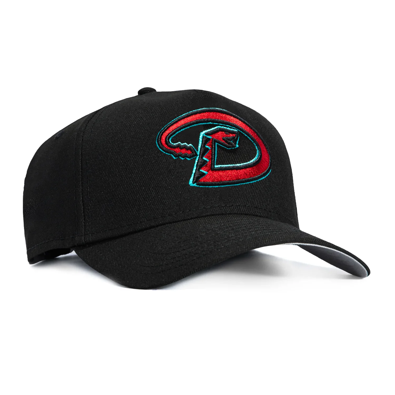 New Era 9Forty A-Frame Arizona Diamondbacks D Snapback Hat - Black, Sedona Red, Teal