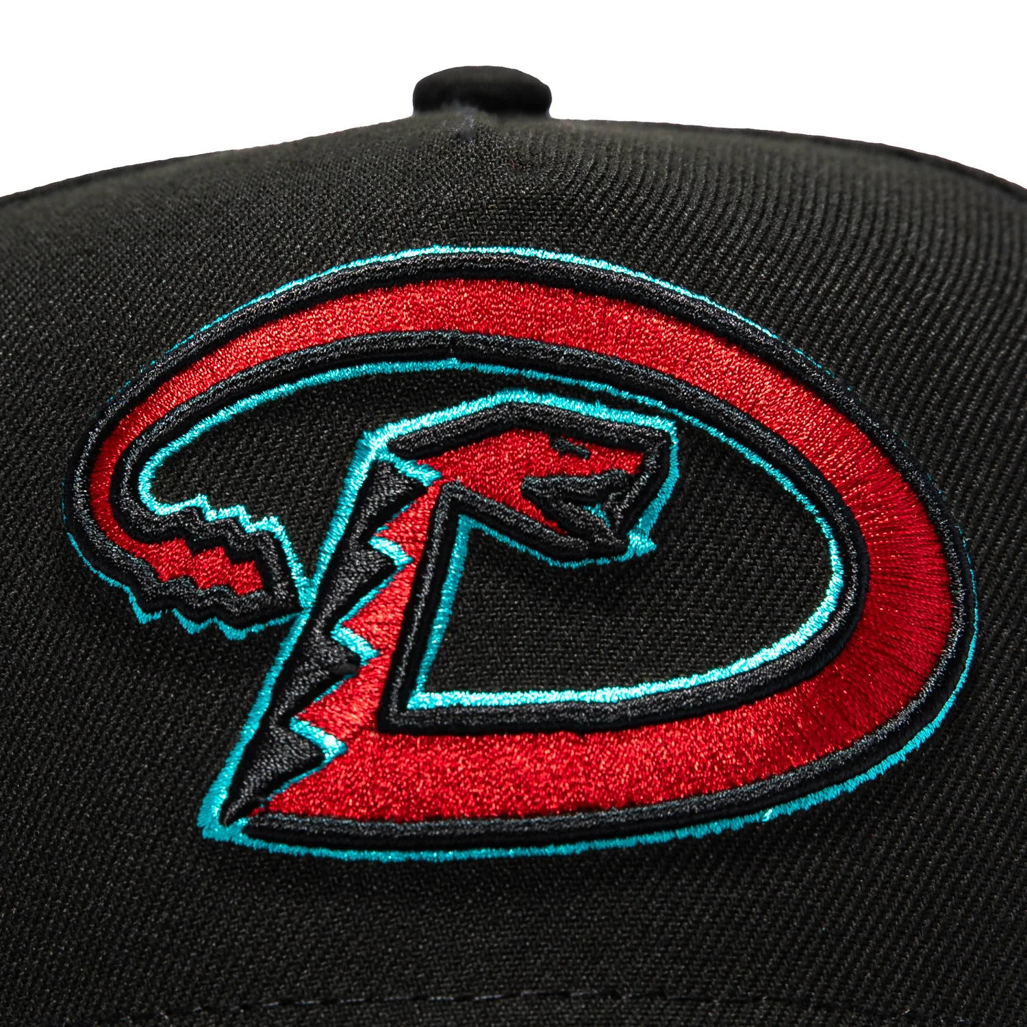 New Era 9Forty A-Frame Arizona Diamondbacks D Snapback Hat - Black, Sedona Red, Teal - Image 3