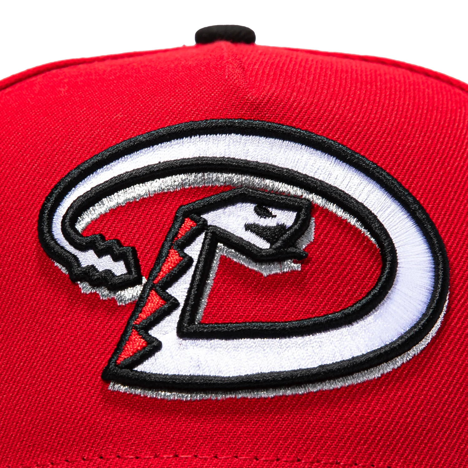 New Era 9Forty A-Frame Arizona Diamondbacks Inaugural Patch D Snapback Hat - Red, Black - Image 3