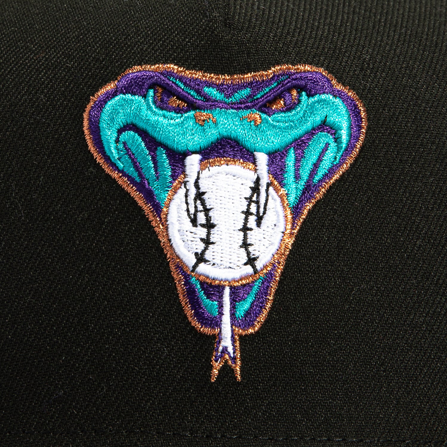New Era 9Forty A-Frame Arizona Diamondbacks Snakehead Hat - Black - Image 3