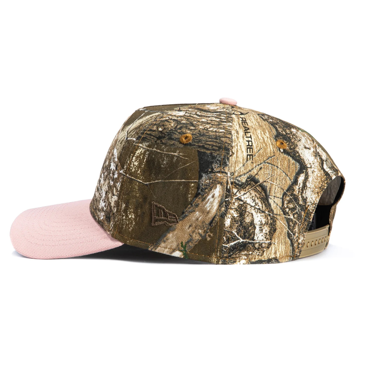 New Era 9Forty A-Frame Los Angeles Dodgers 50th Anniversary Stadium Patch Snapback Hat - Realtree, Pink - Image 2