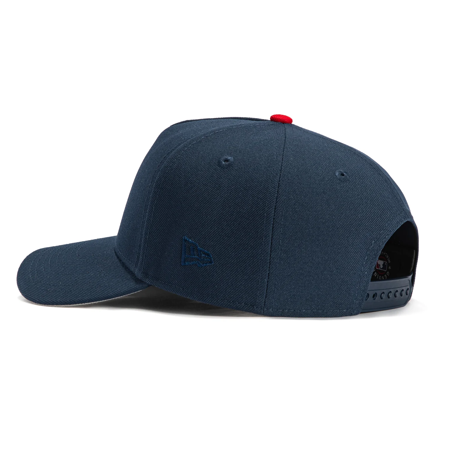 New Era 9Forty A-Frame Los Angeles Dodgers Korea Flag Patch Snapback Hat - Navy, White, Red - Image 2