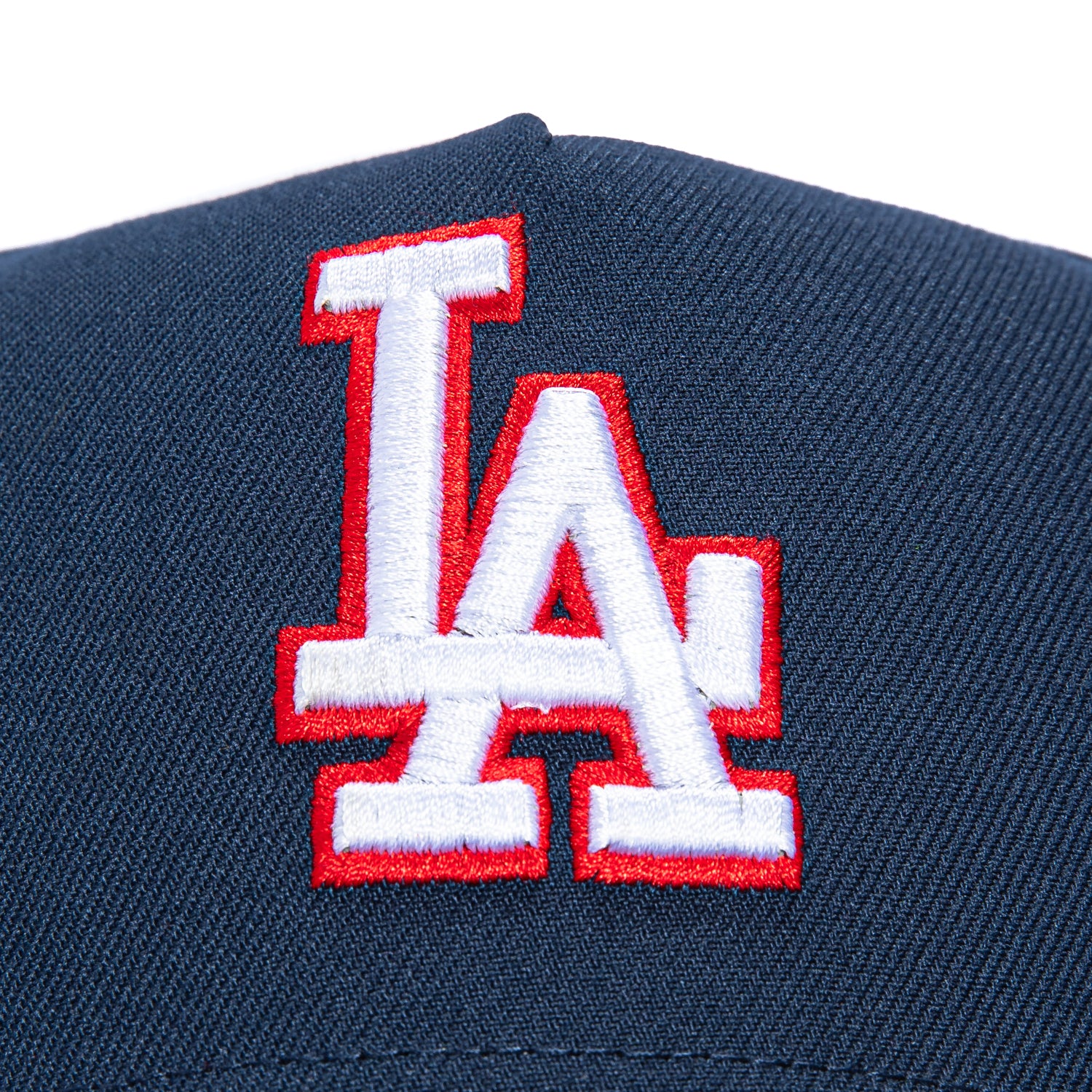 New Era 9Forty A-Frame Los Angeles Dodgers Korea Flag Patch Snapback Hat - Navy, White, Red - Image 3