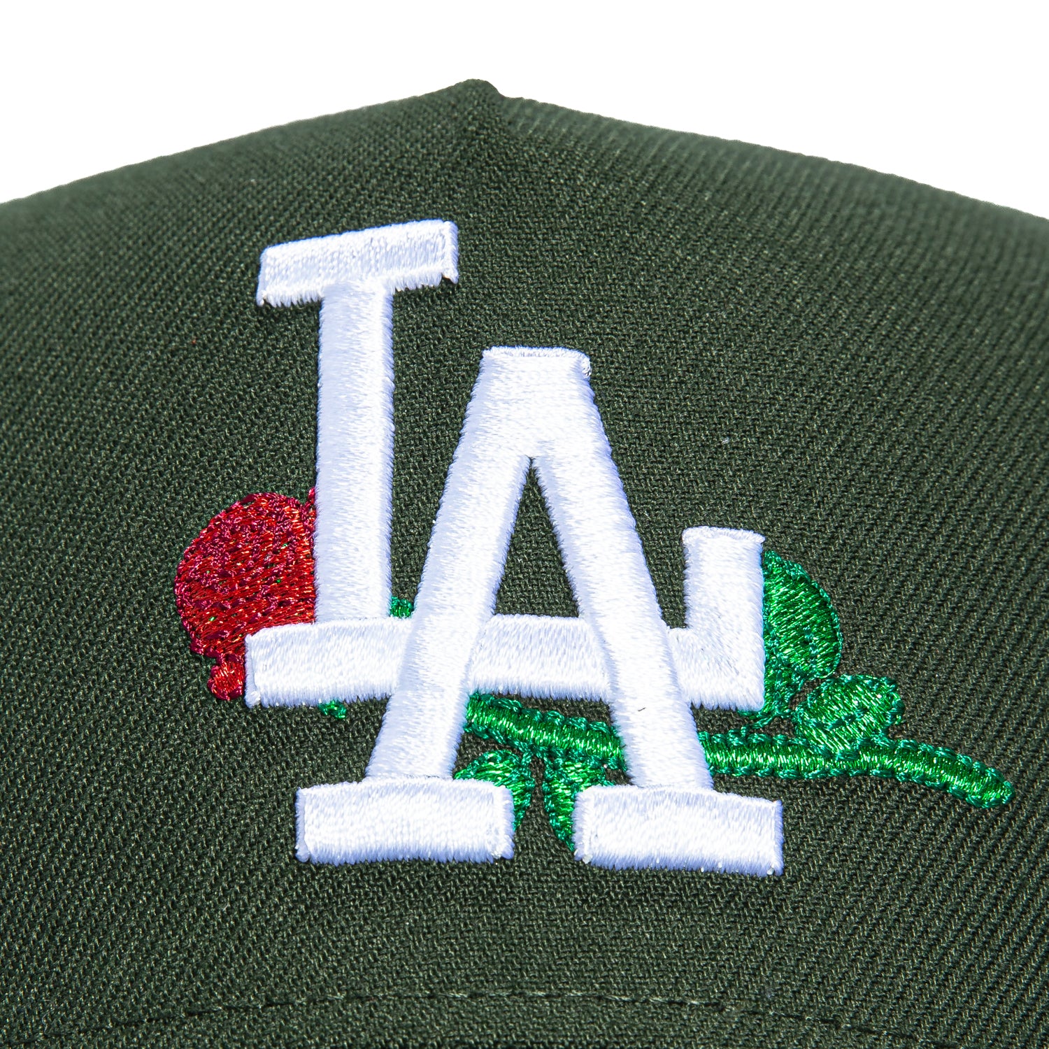 New Era 9Forty A-Frame Los Angeles Dodgers Rose Snapback Hat - Green - Image 3