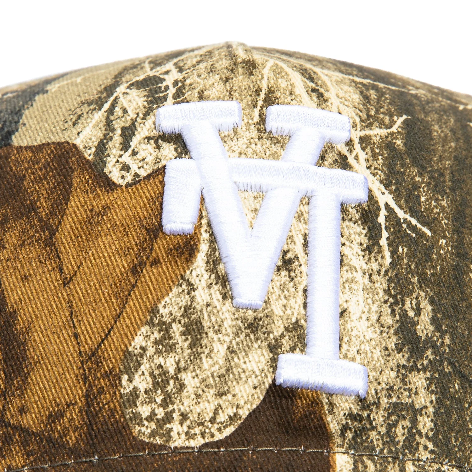 New Era 9Forty A-Frame Los Angeles Dodgers Snapback Upside Down Hat - Realtree, Black - Image 3