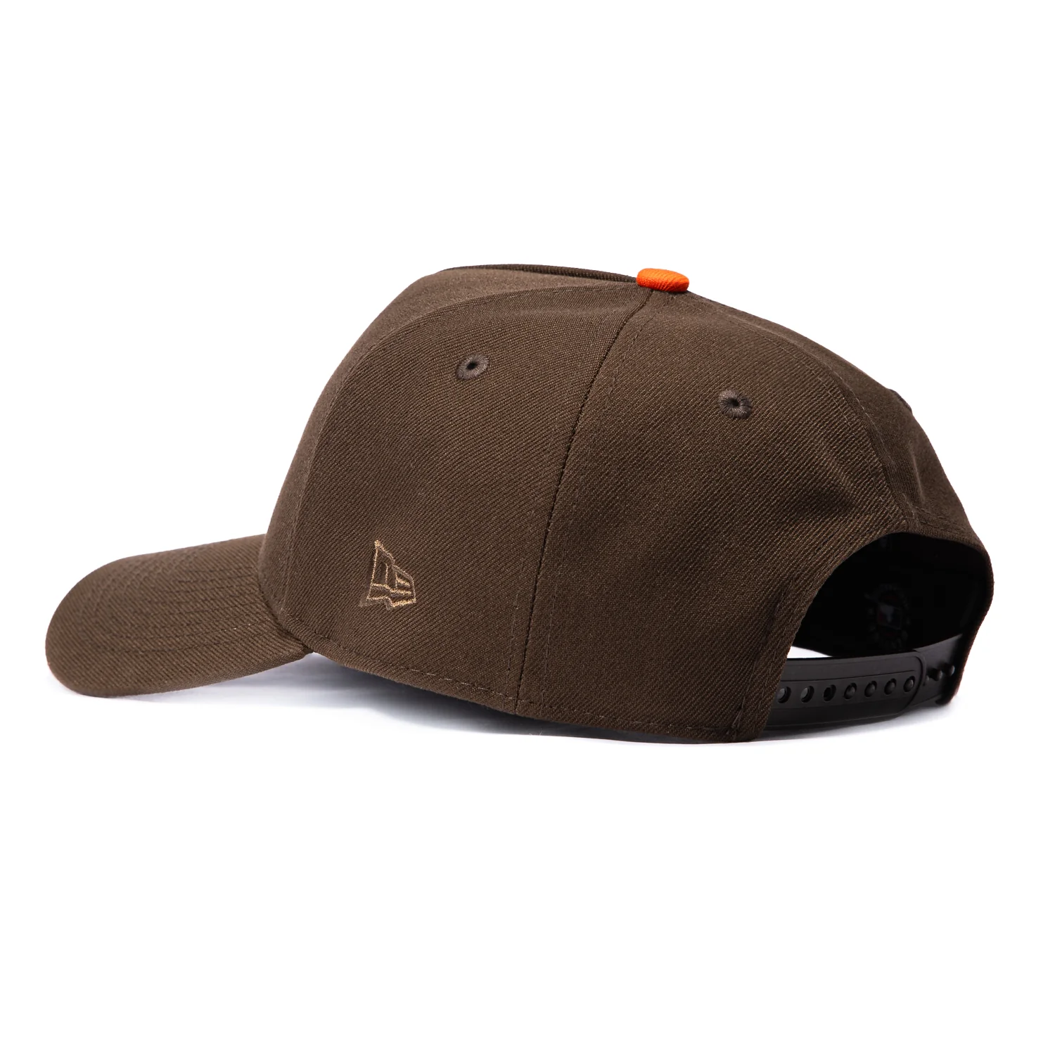 New Era 9Forty A-Frame San Francisco Giants 25th Anniversary Stadium Patch Snapback Hat - Brown, Orange - Image 2