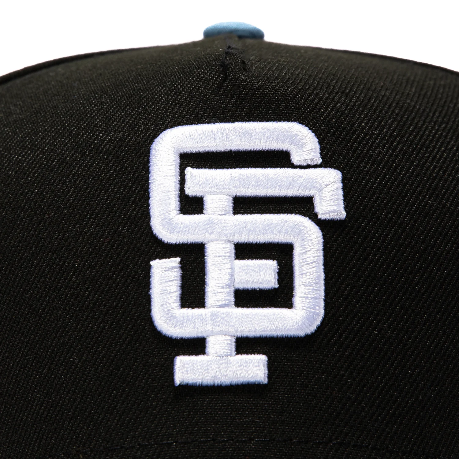 New Era 9Forty A-Frame San Francisco Giants Battle of the Bay Patch Snapback Hat - Black, Indigo - Image 3