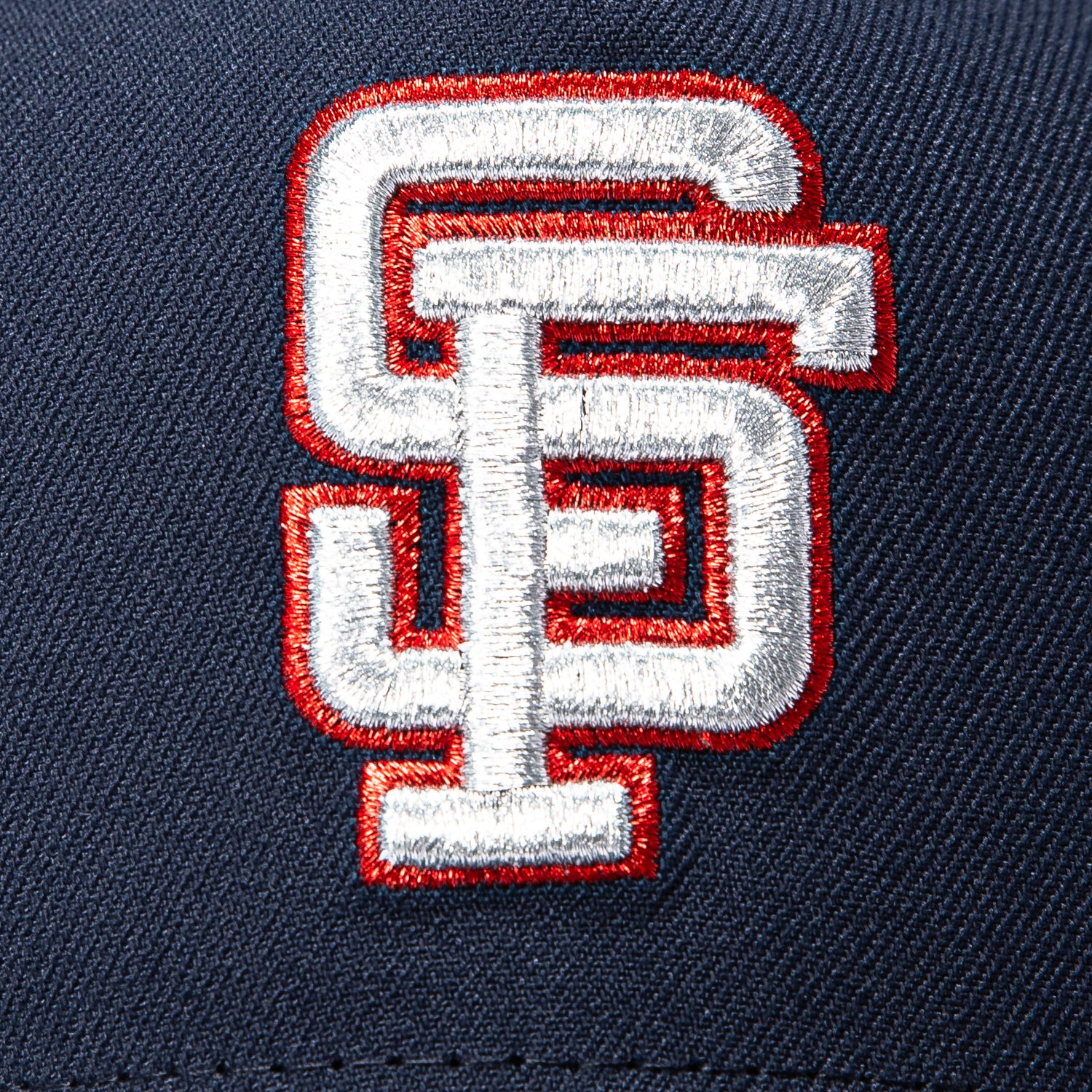 New Era 9Forty A-Frame San Francisco Giants Battle of the Bay Patch Snapback Hat - Navy, Graphite, Red - Image 3