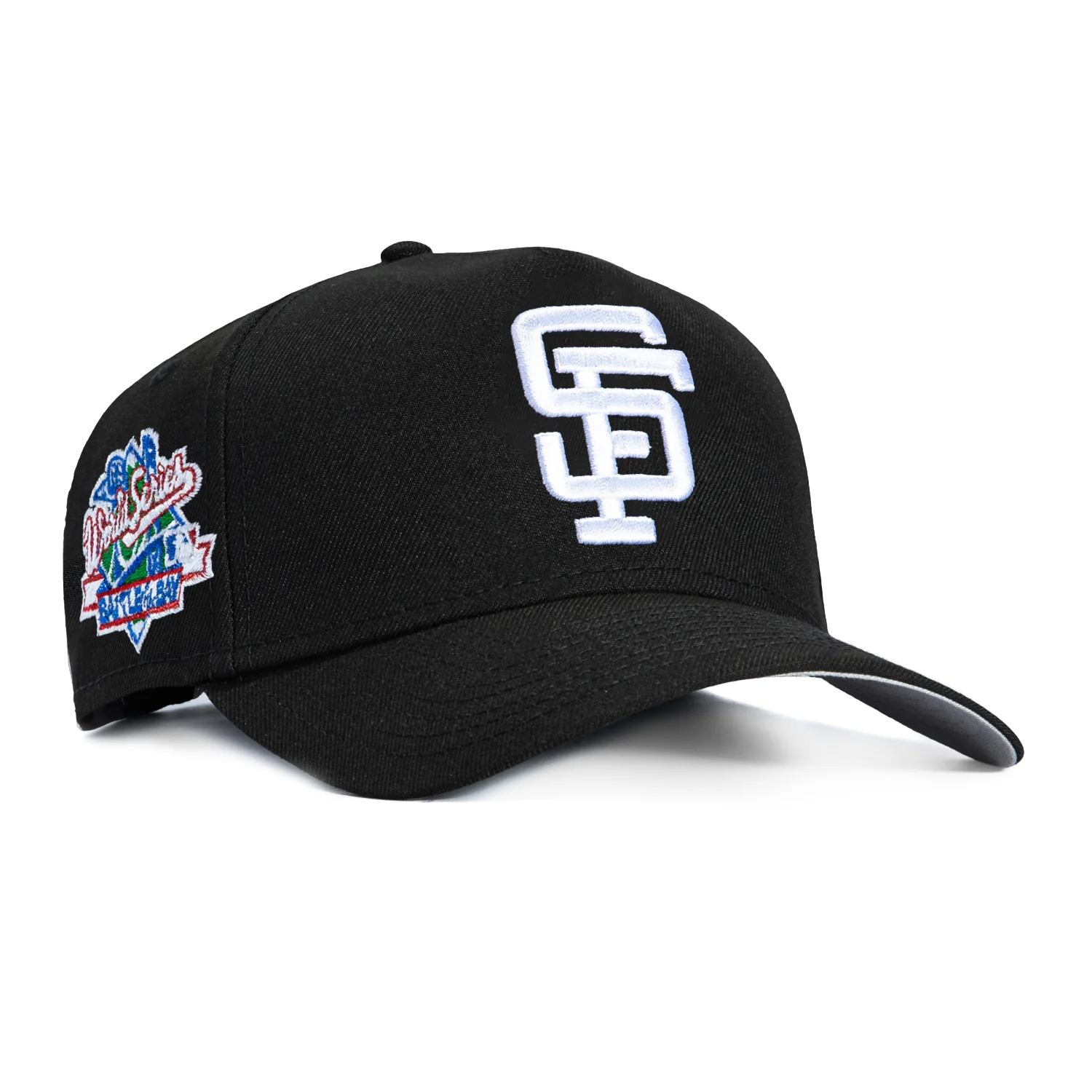 New Era 9Forty A-Frame San Francisco Giants Battle of the Bay Patch Snapback Hat - Black, White