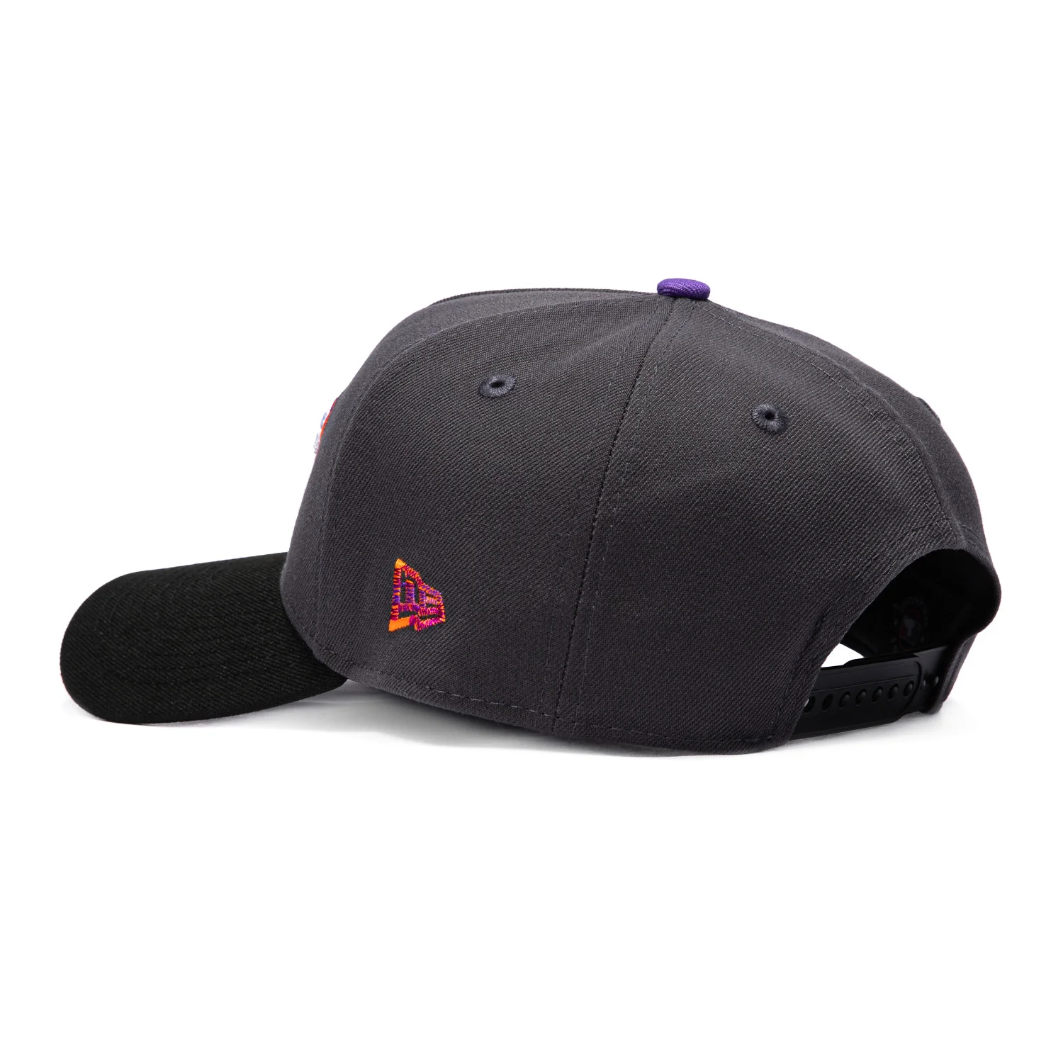 New Era 9Forty A-Frame San Francisco Giants 2025 City Connect Patch Script Snapback Hat - Graphite, Black - Image 2