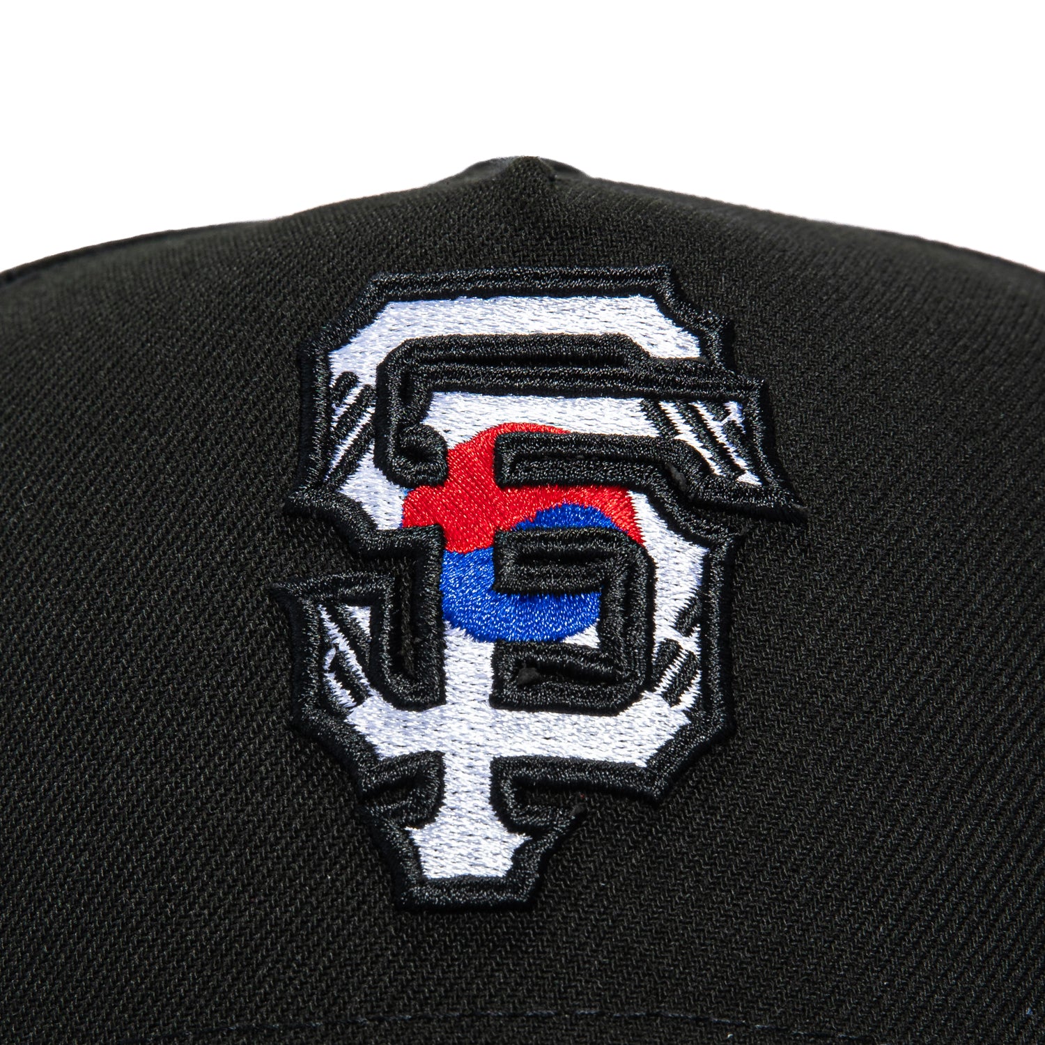 New Era 9Forty A-Frame San Francisco Giants Korean Flag Fill Snapback Hat - Black - Image 3