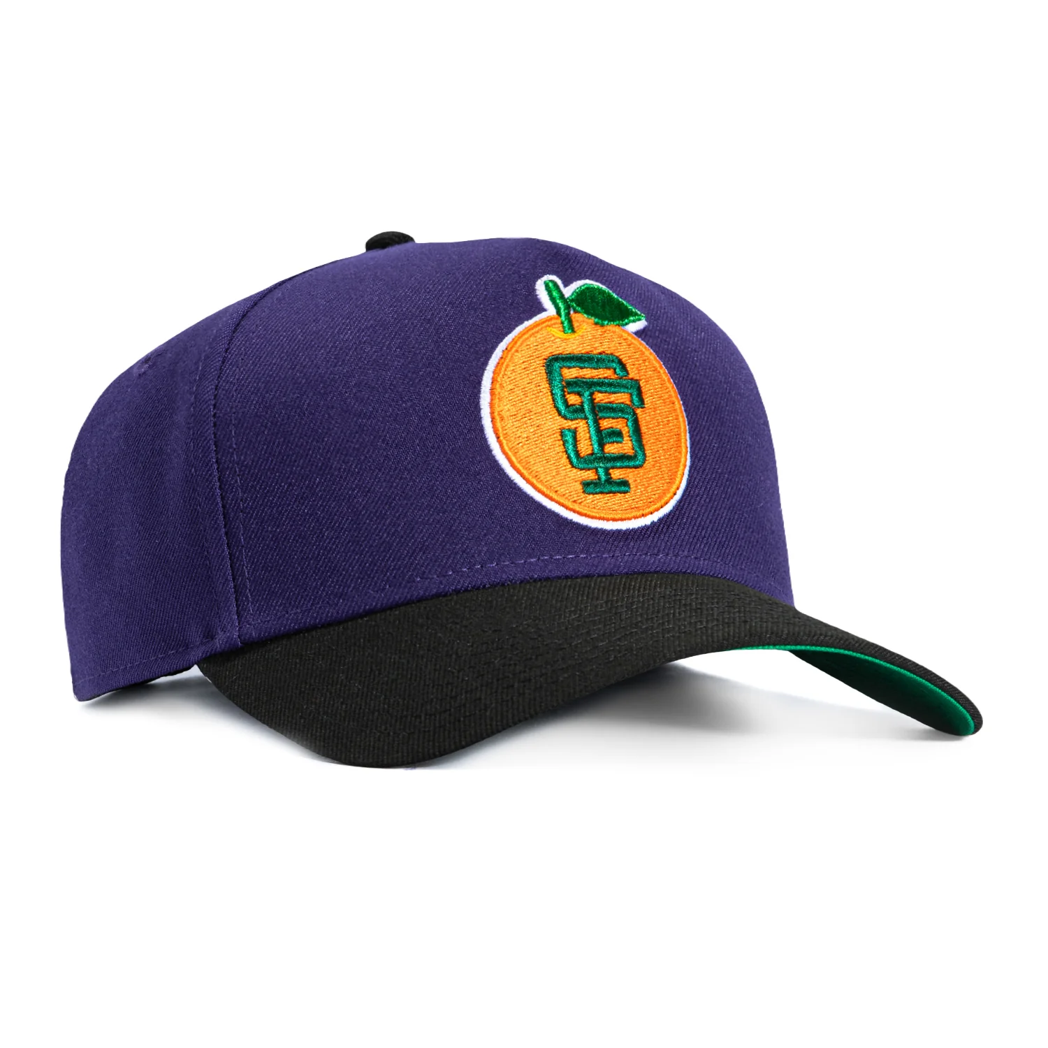 New Era 9Forty A-Frame San Francisco Giants Orange Snapback Hat - Purple, Black