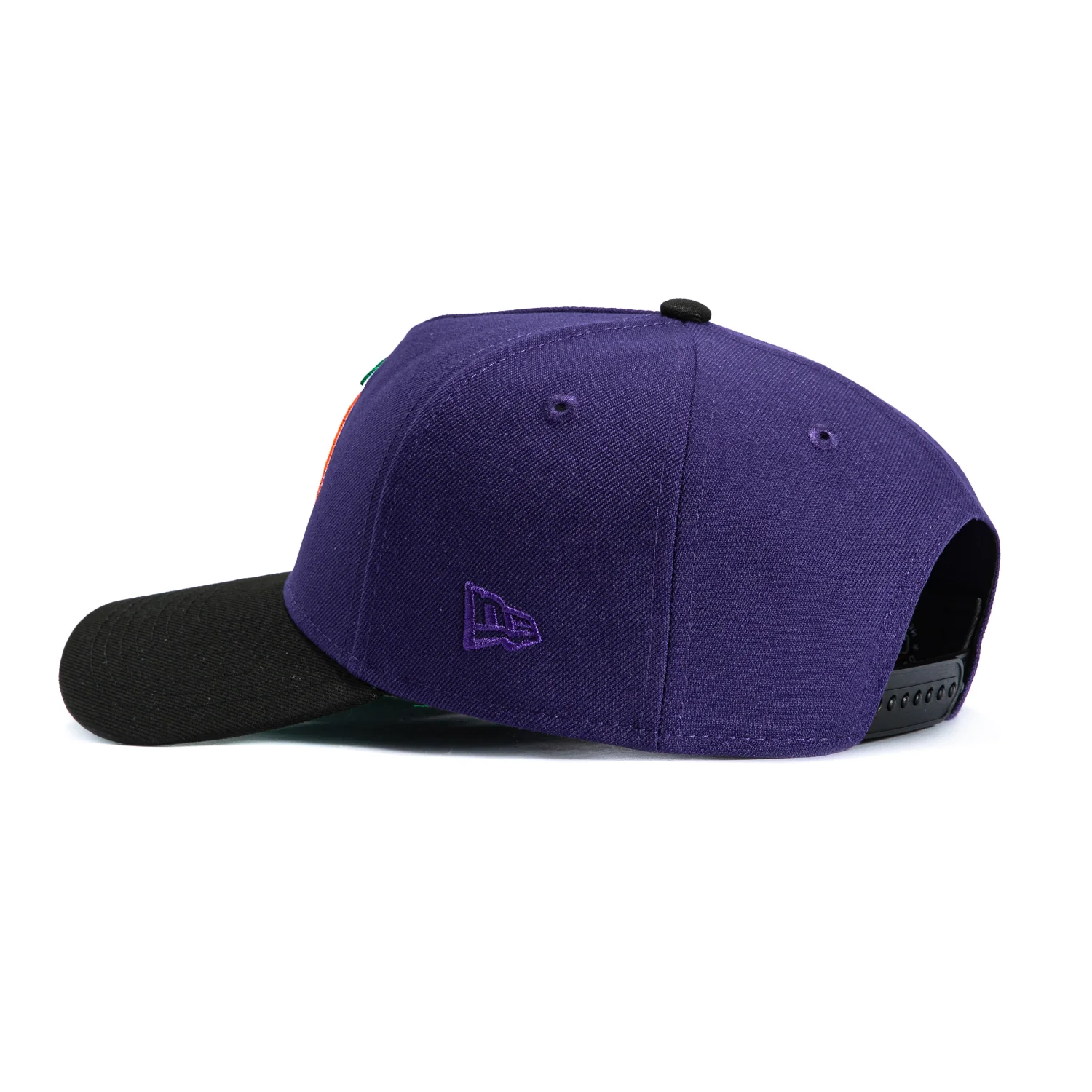 New Era 9Forty A-Frame San Francisco Giants Orange Snapback Hat - Purple, Black - Image 2