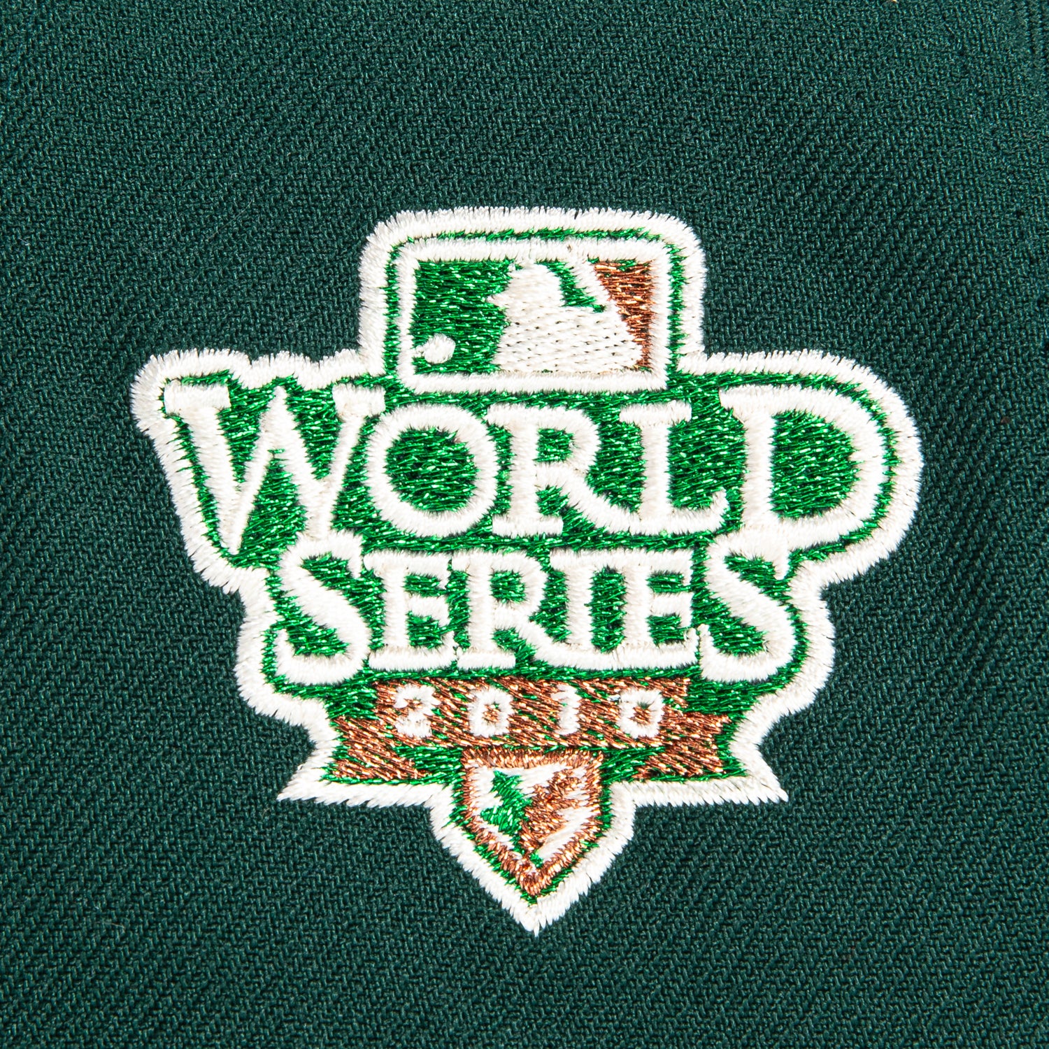 New Era 9Forty A-Frame San Francisco Giants 2010 World Series Patch Snapback Hat - Green, White - Image 4